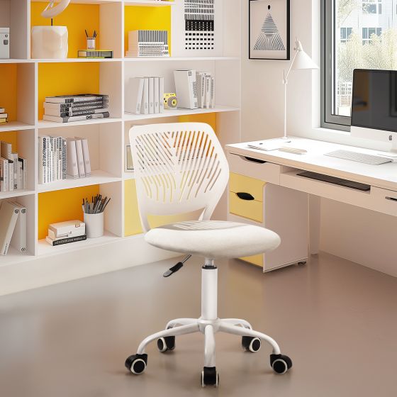 Chaise de bureau en tissu  - Beige