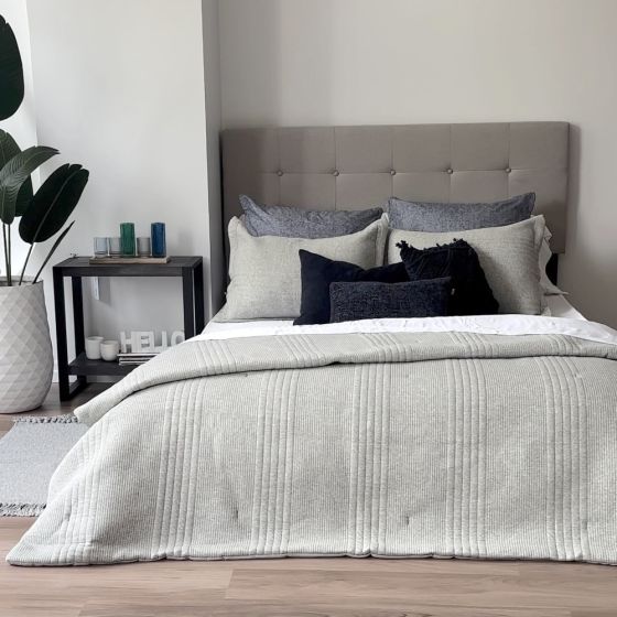 Heathered Jersey Comforter Set
