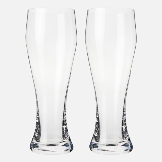 S&Co Pilsner Beer Glasses, Set of 2