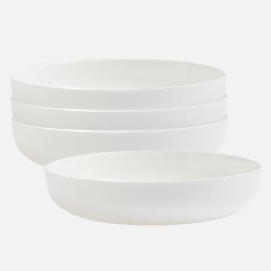 S&Co Oslo Opal Glass Bowls, Set of 4 