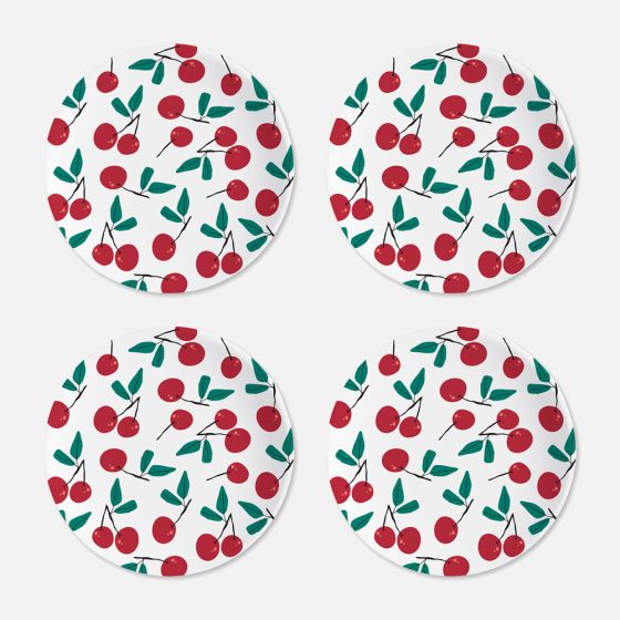 S&Co Cherries Side Dishes, Set of 4