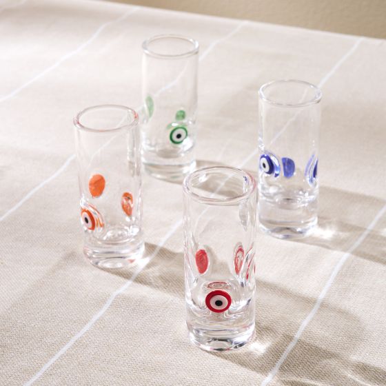 Ensemble de 4 verres à shot, 58 ml - Assortis