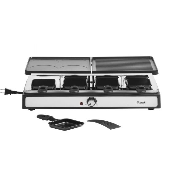 Trudeau Swiss Gourmet Raclette 19-Piece Set for 8 People