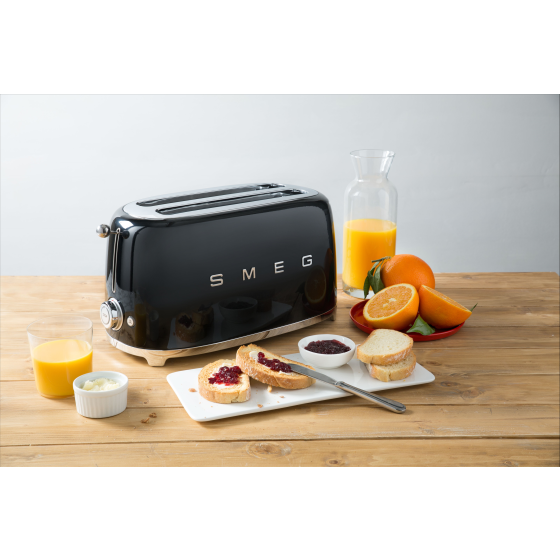Smeg 50's Retro Style 4-Slice Long Slot Toaster