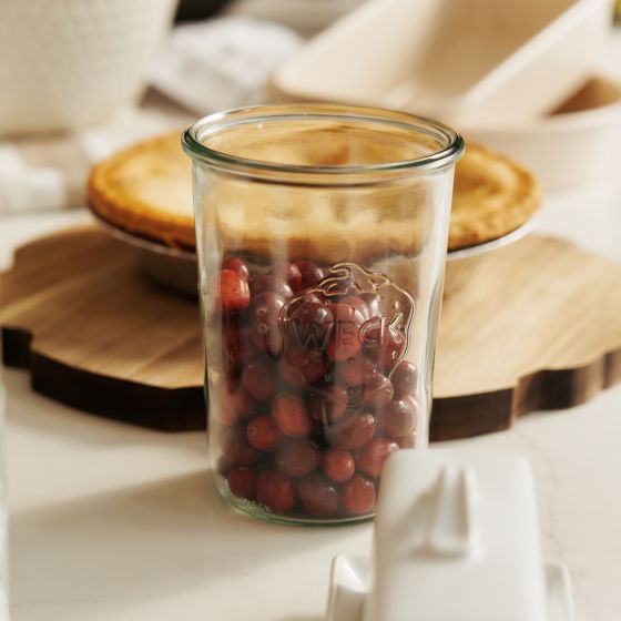 WECK Mold Tempered Glass Jar 850 ml