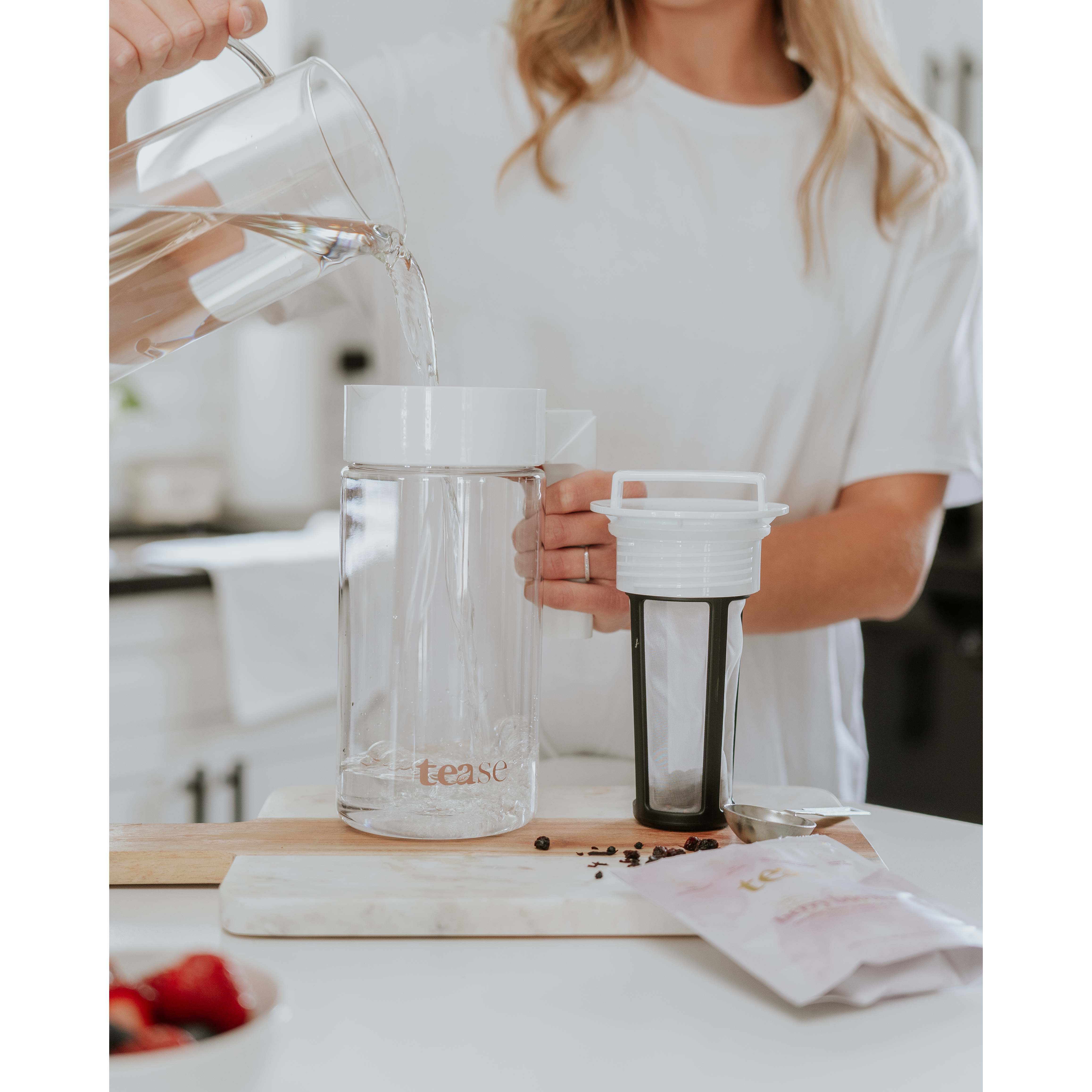 Ensemble pour thé glacé et de café infusé à froid