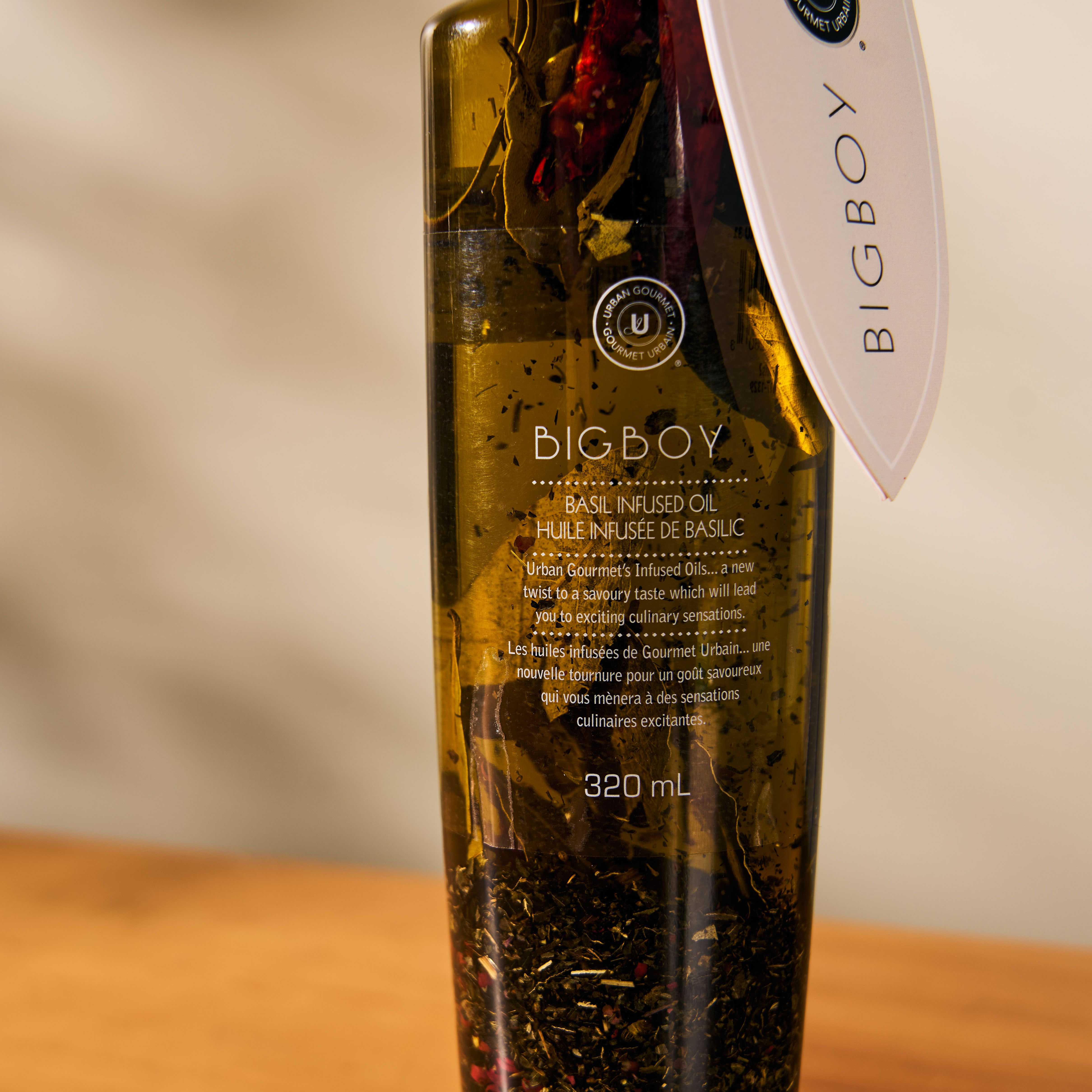 Huile de tournesol au basilic « Big Boy » - 320ml