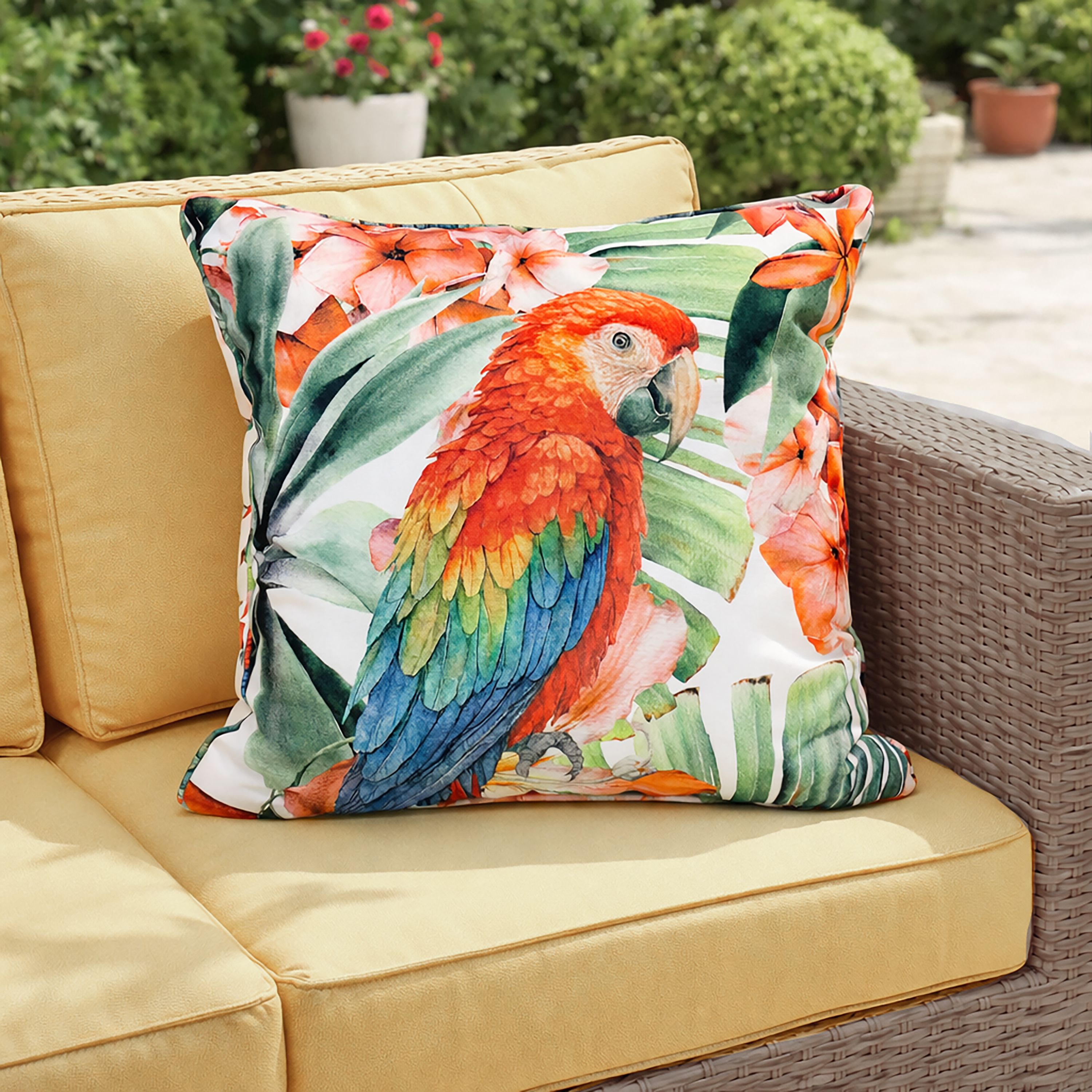 Calypso Parrot Coussin 