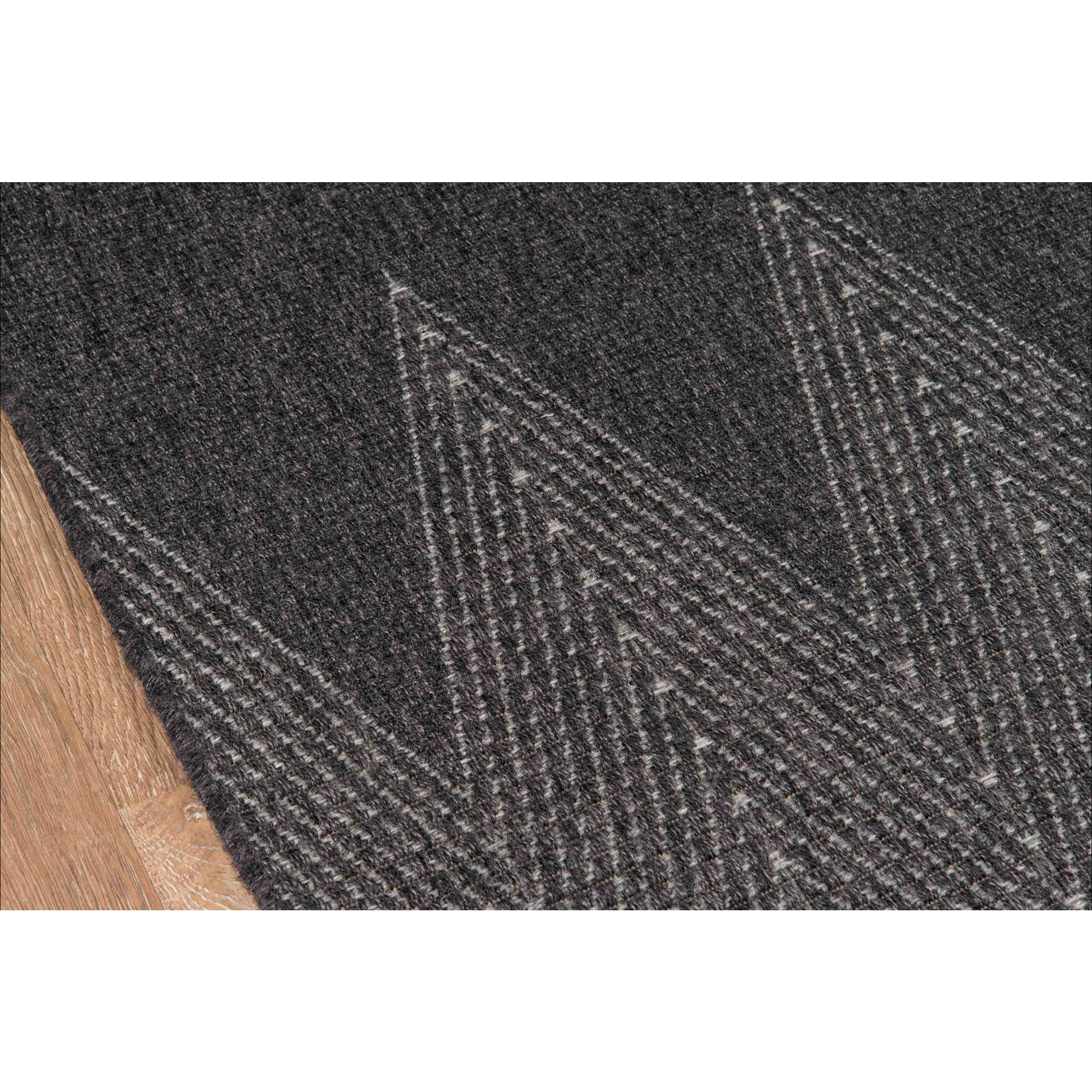 Raven Contemporary Area Rug - Charcoal