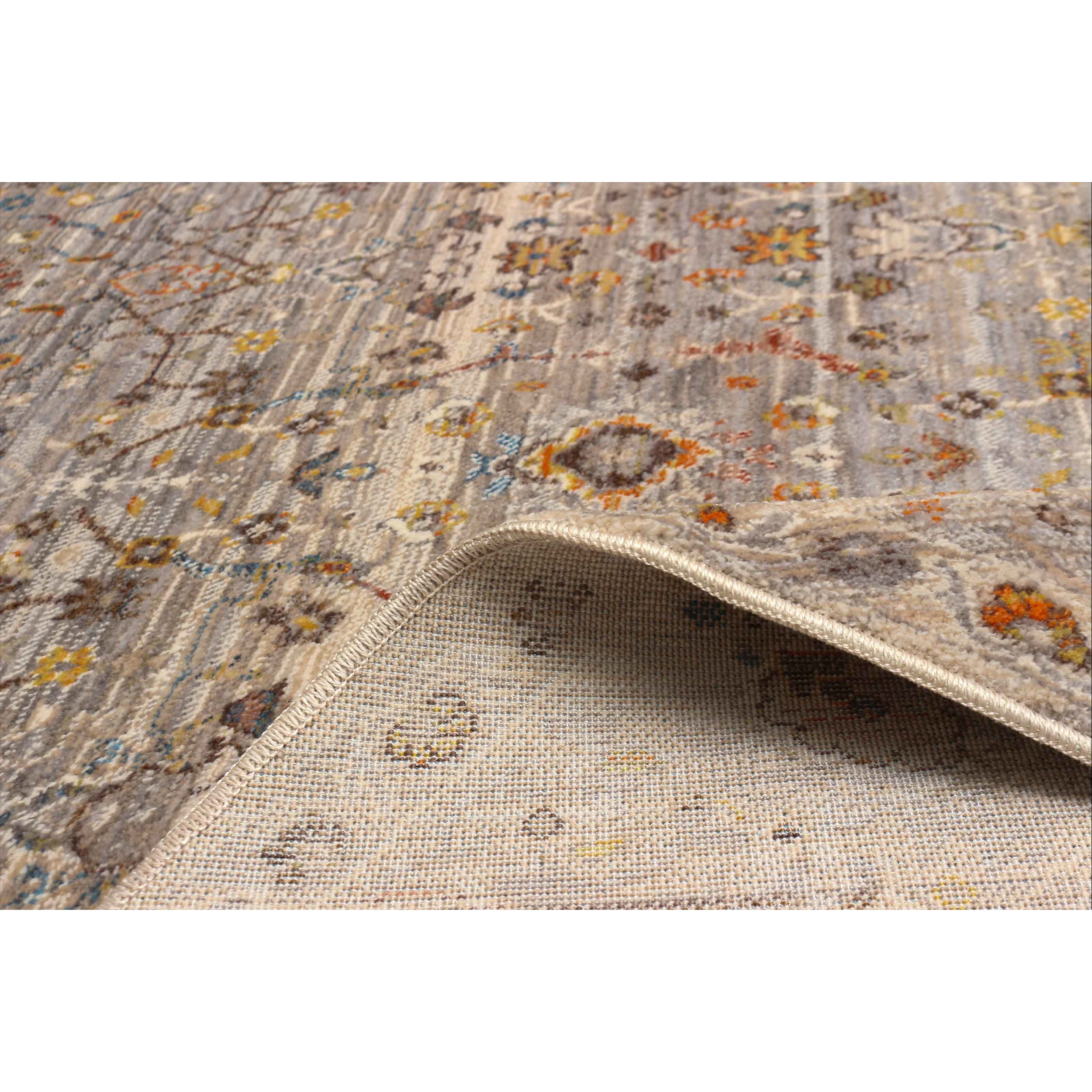 Zaina Traditional Area Rug - Grey
