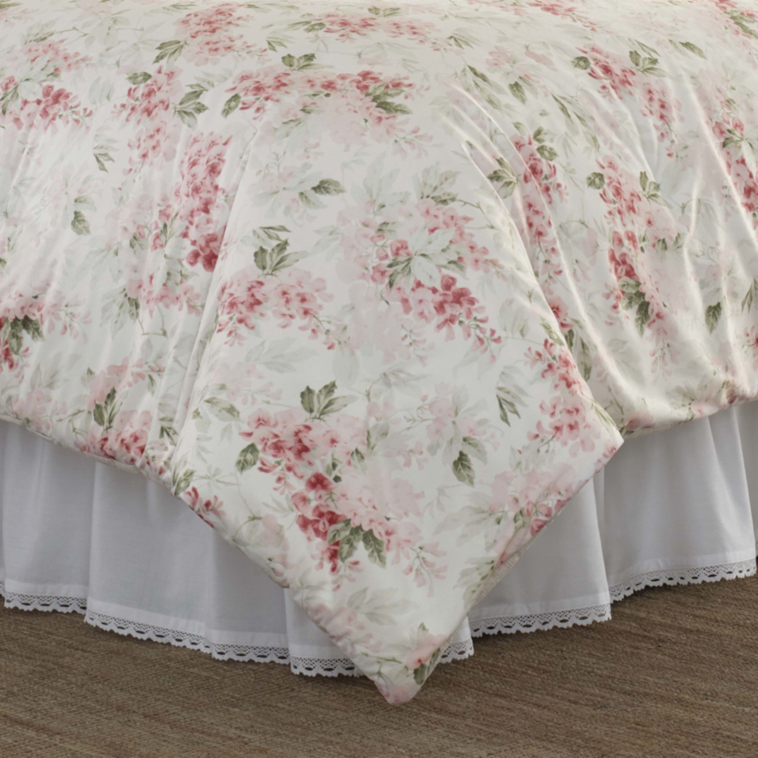 Laura Ashley Wisteria Ensemble de couette en coton