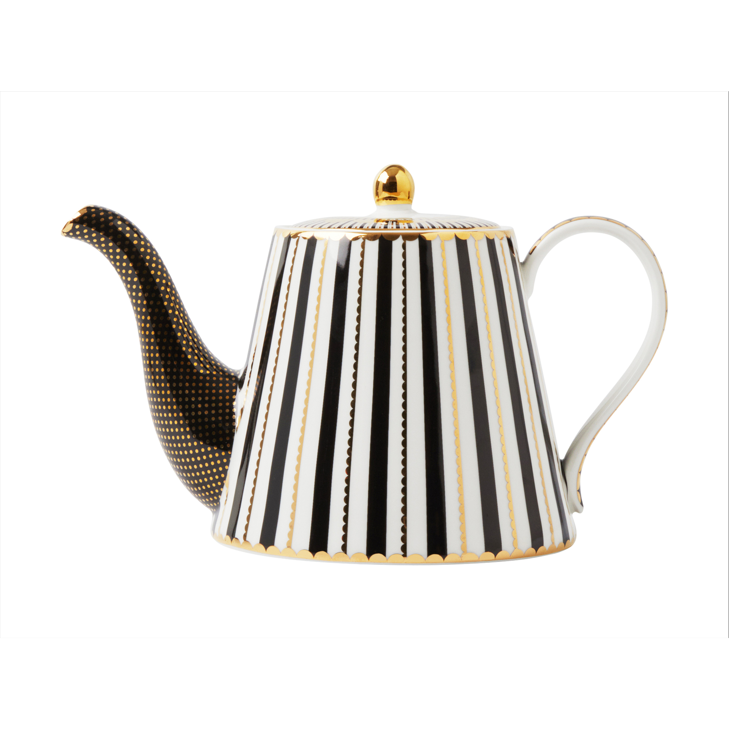 Regency Black Teapot with Infuser for One Person by Maxwell & Williams - 340 ml