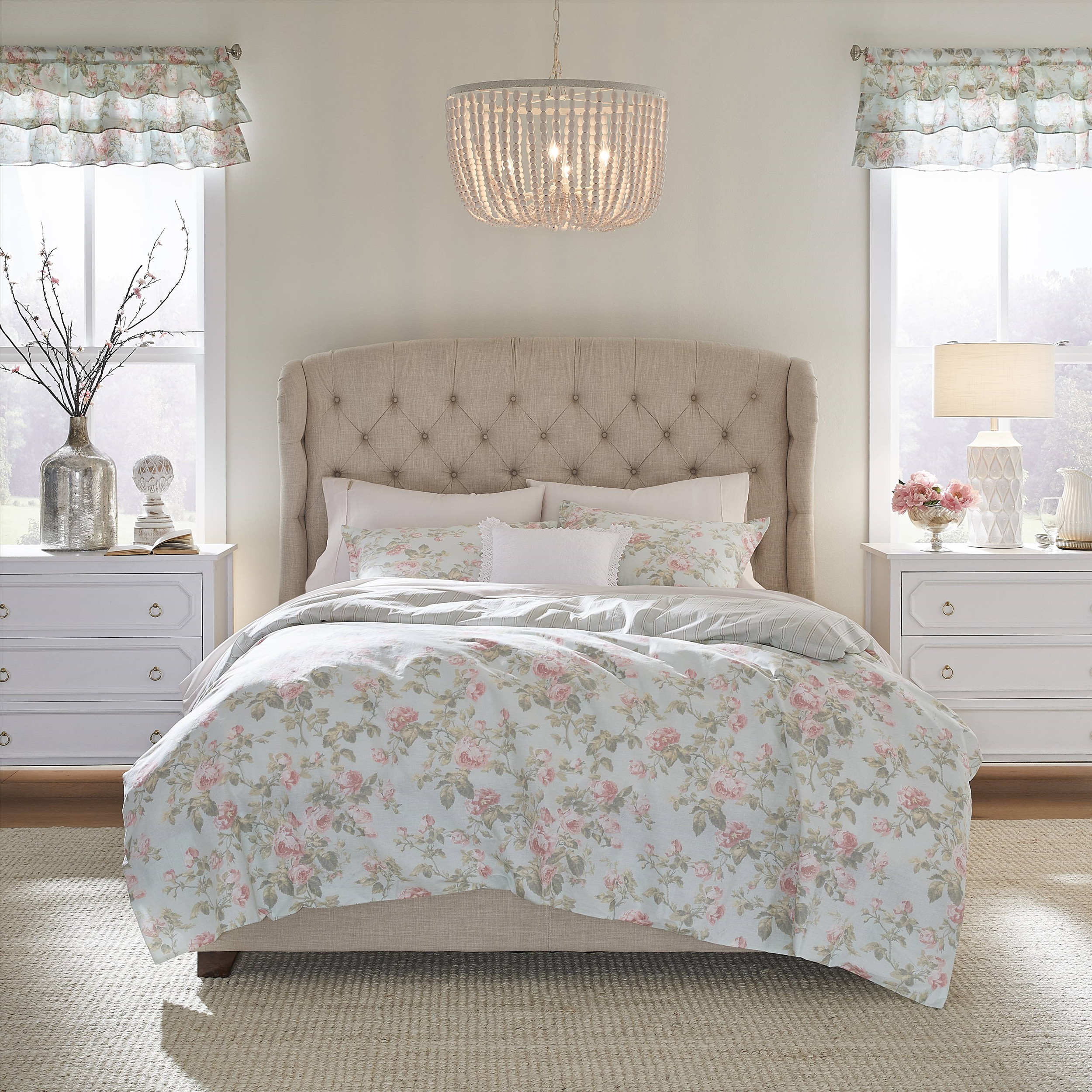 Laura Ashley Madelynn Ensemble de housse couette en coton