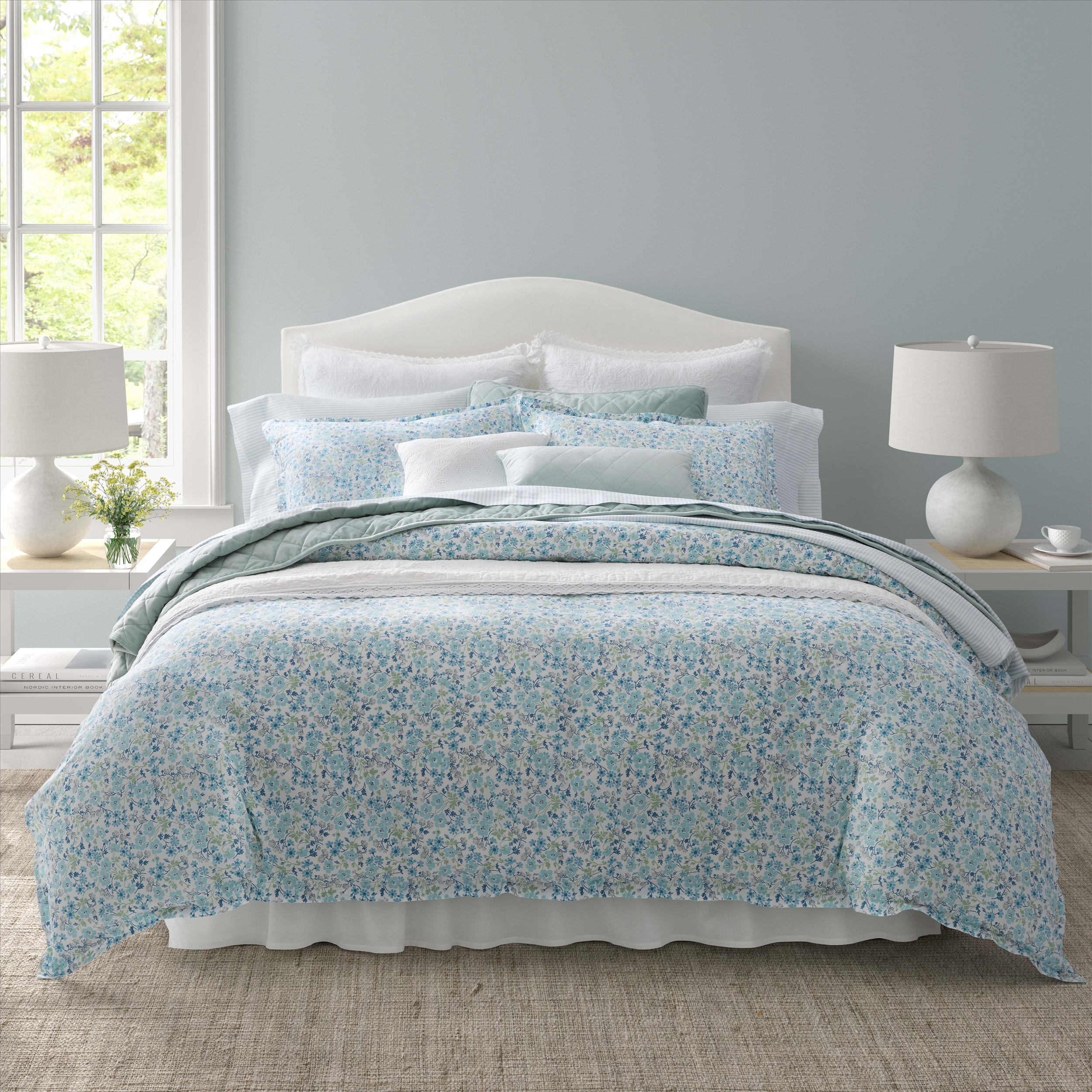Laura Ashley Jaynie Ensemble de housse couette en coton