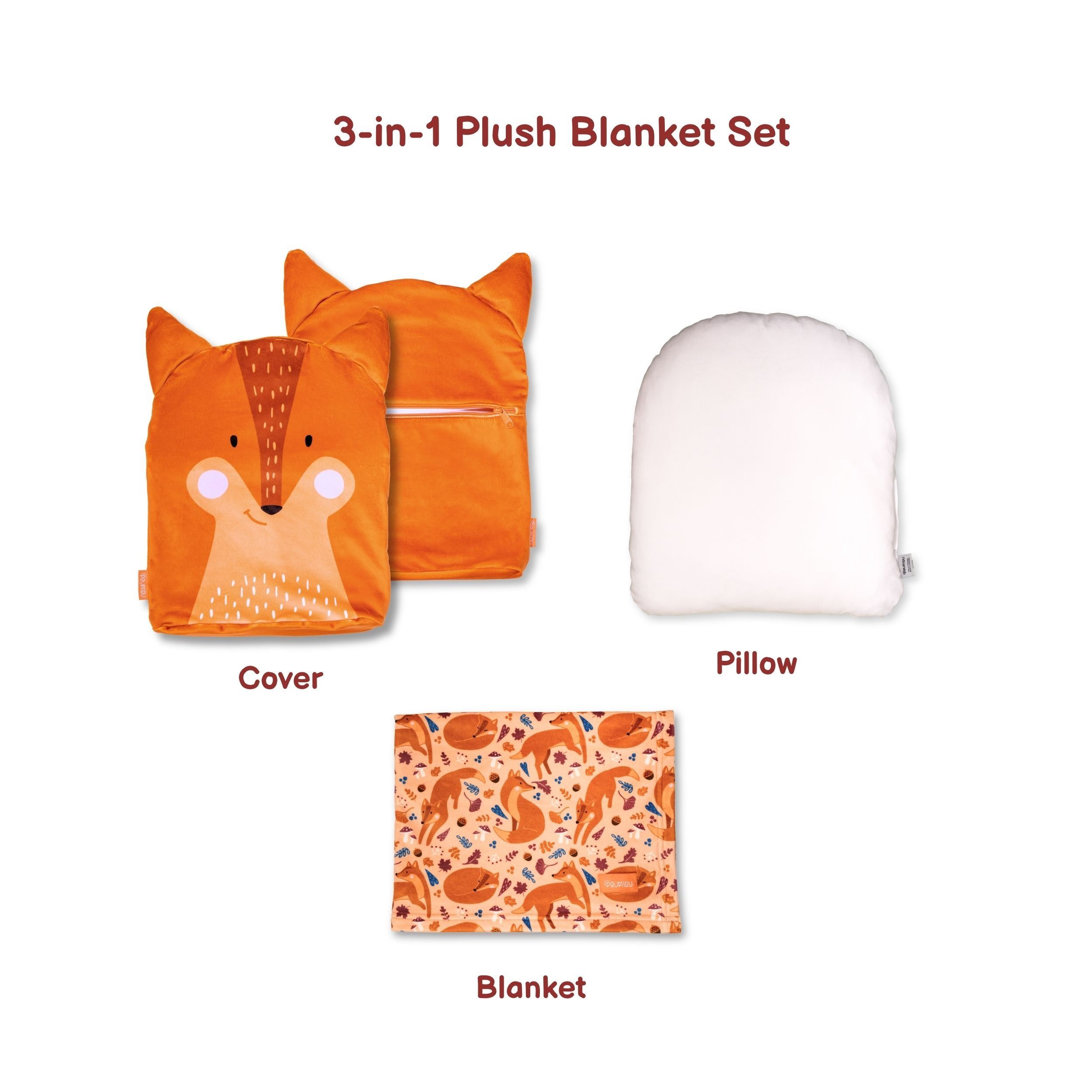 Ensemble de couverture 3-en-1 - Renard