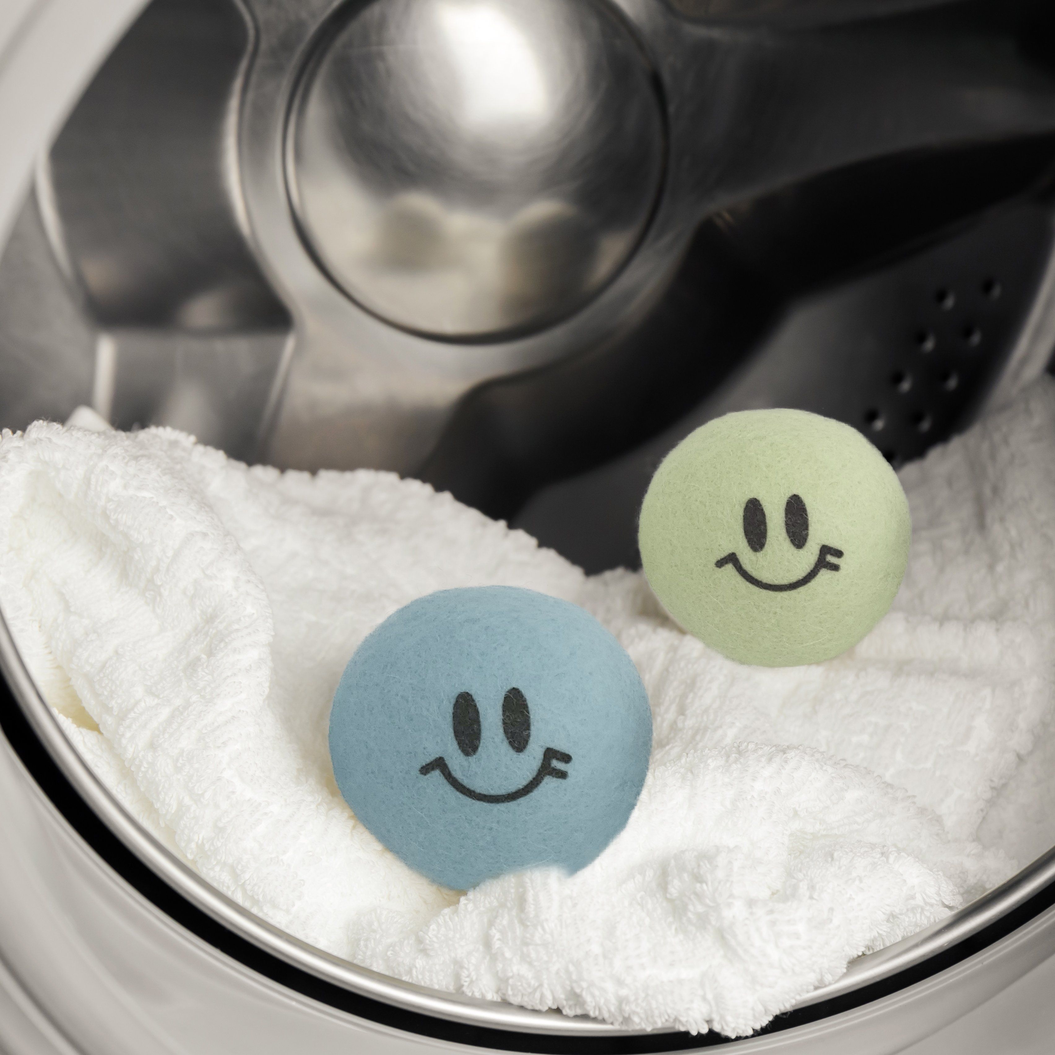 Dryer Balls Wool, Pack of 4 - Multi-Color