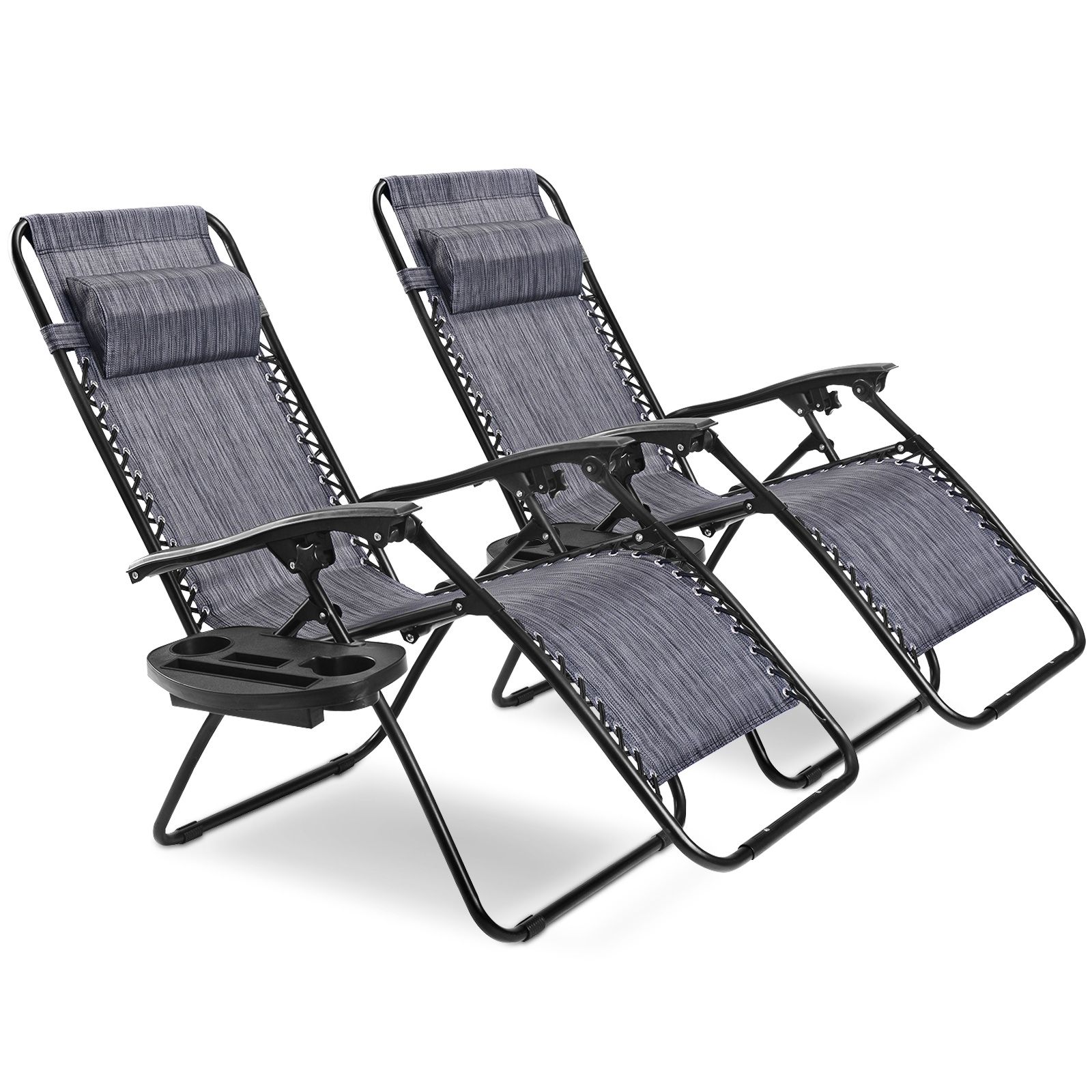 2-Piece Folding Lounge Chair, Zero Gravity