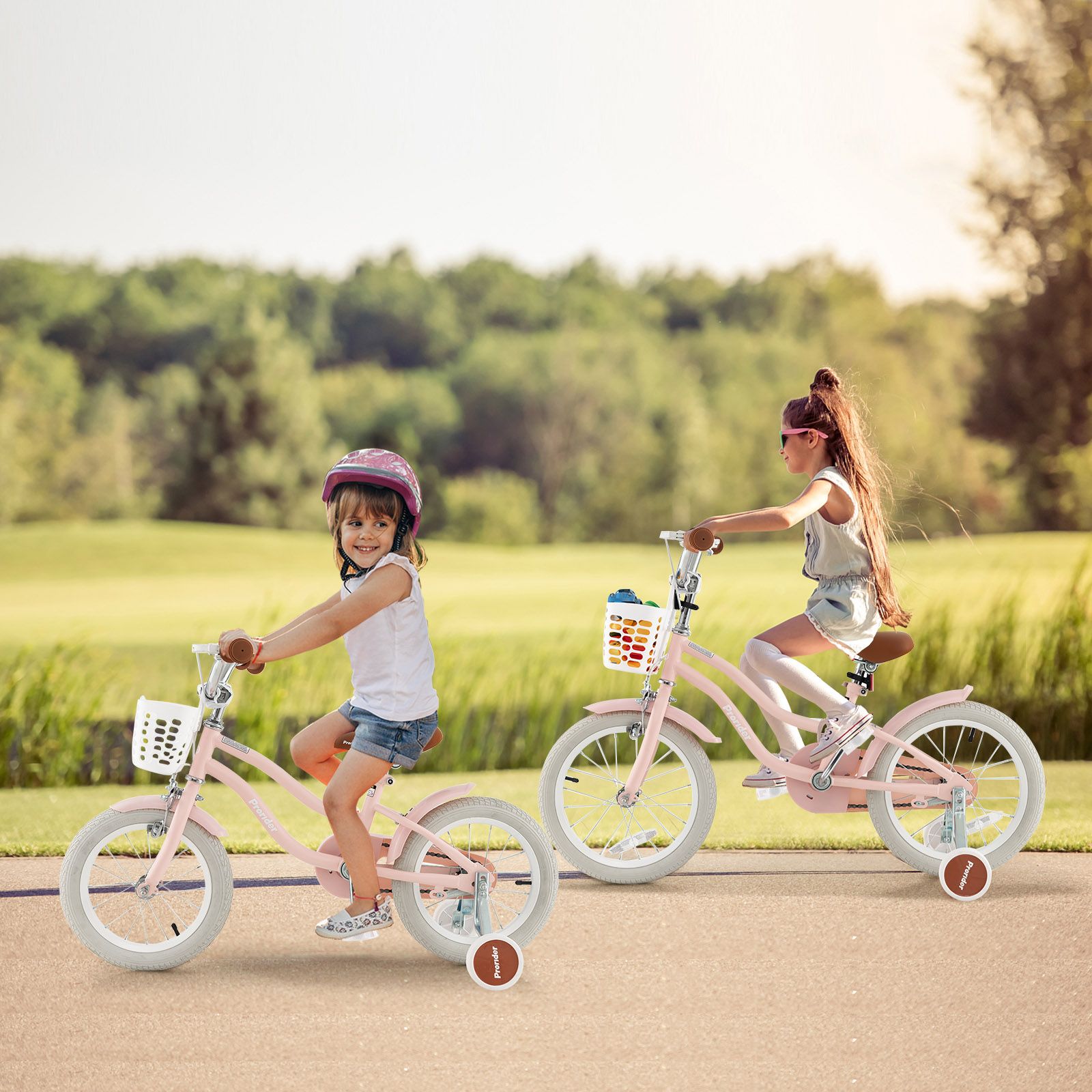 Vélo pour enfant avec roues stabilisatrices amovibles - 14 po