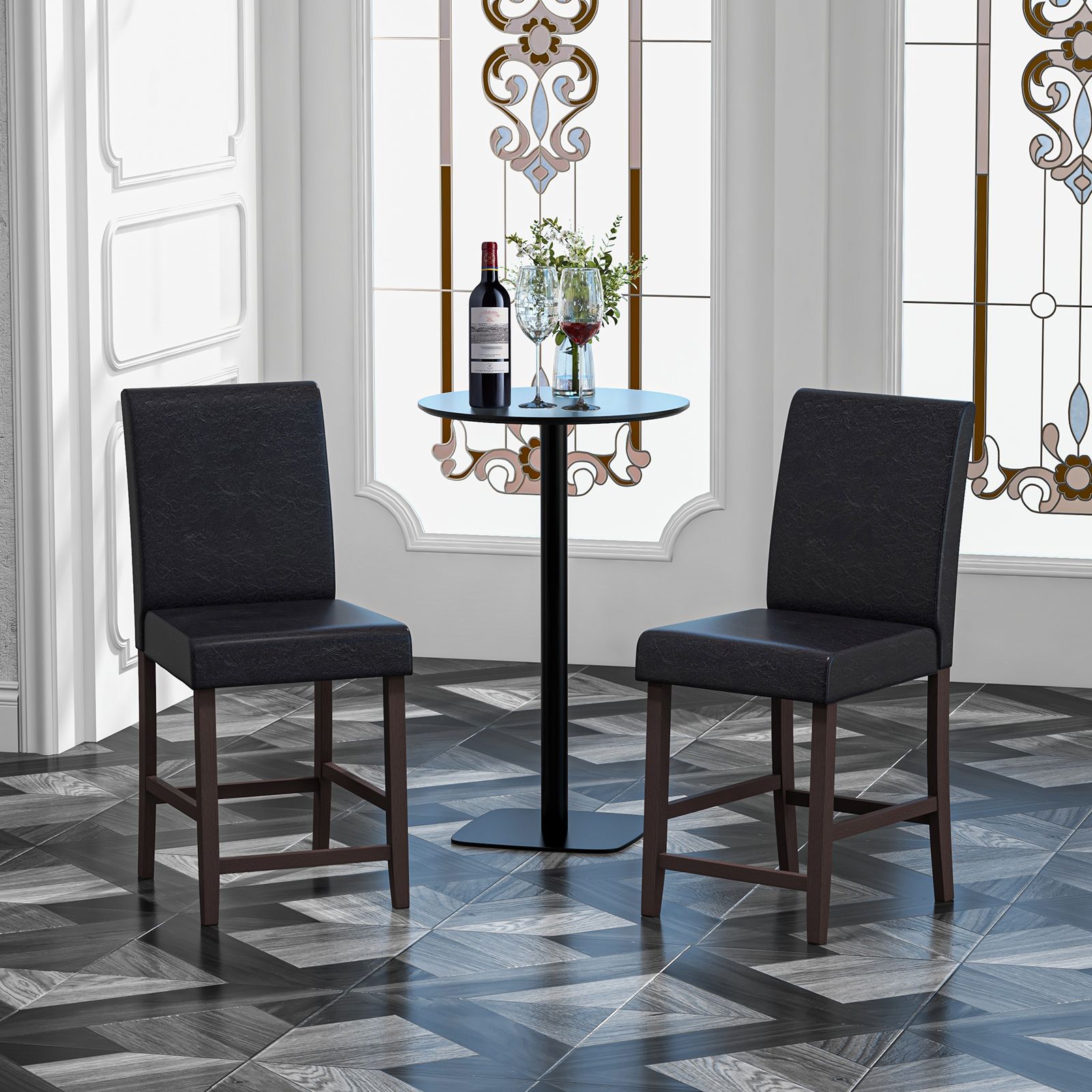 25-Inch Counter Height Bar Stools, Set of 2