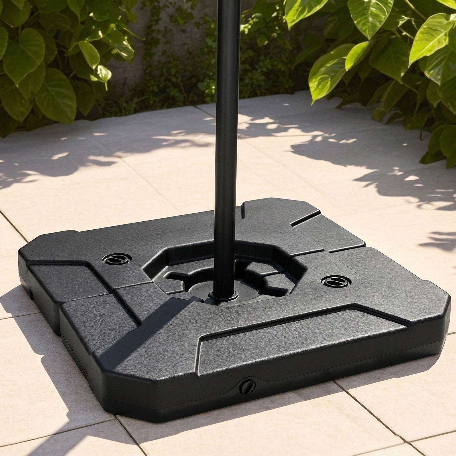 274 lbs Cantilever Patio Umbrella Base, Handles