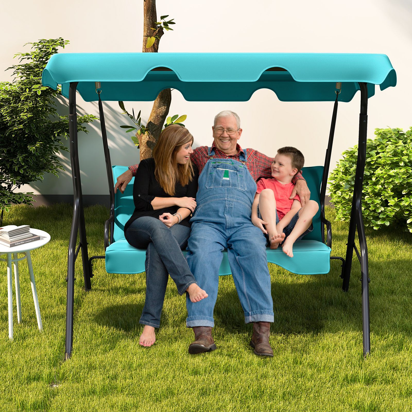 Balançoire de terrasse à 3 places
