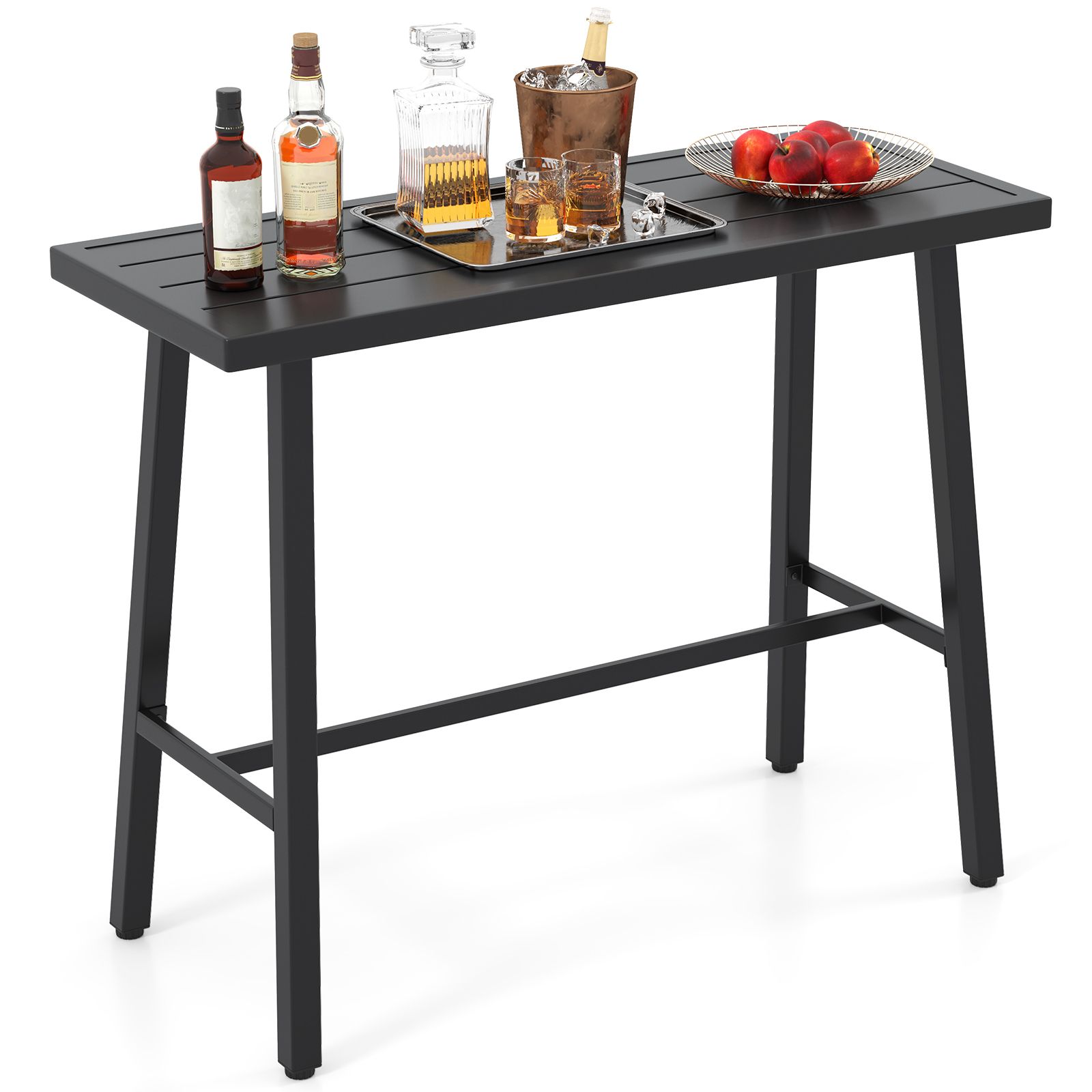 Table de bar de 91 cm de hauteur, pieds réglables