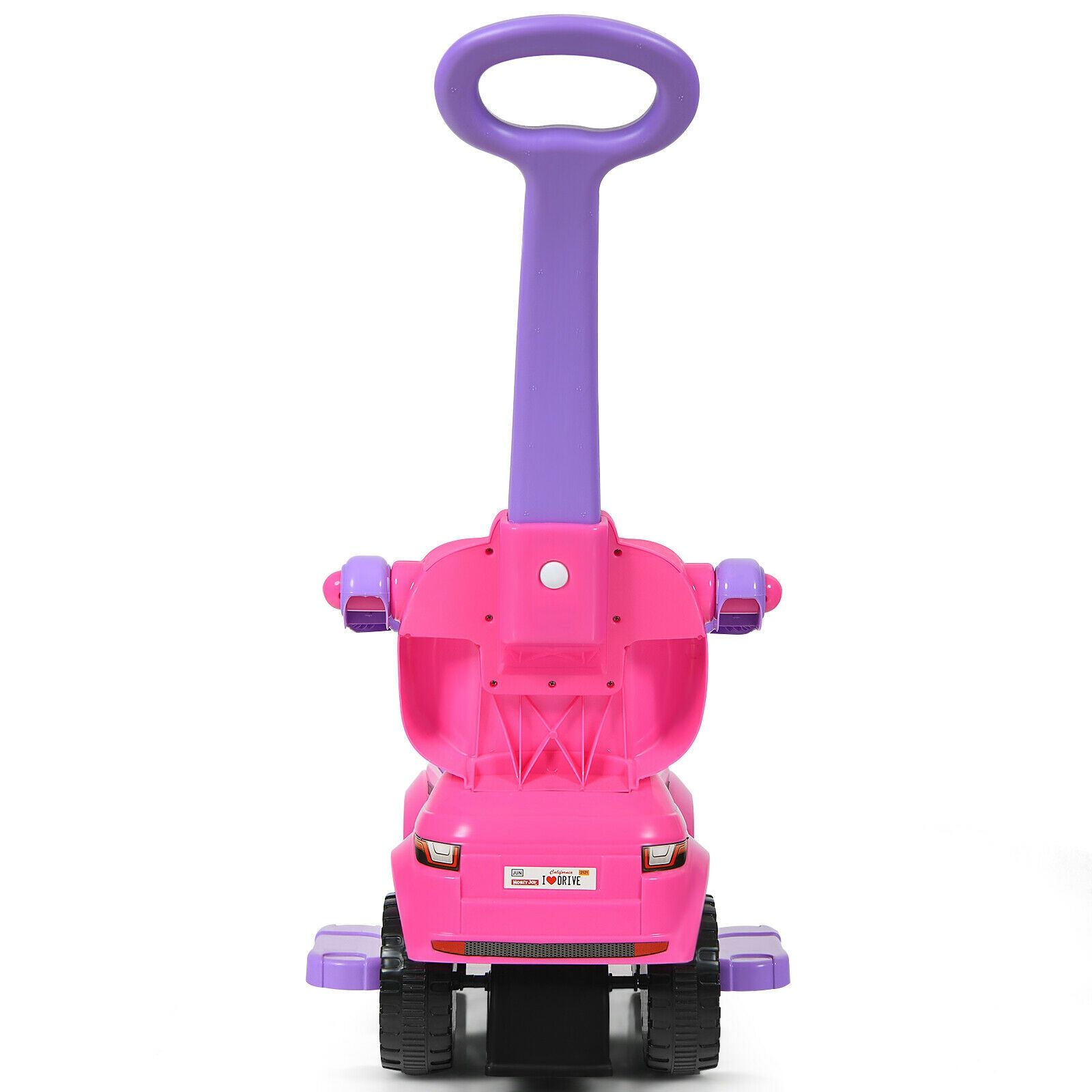 3 in 1 Ride on Push Car Toddler Stroller Sliding Car, Music