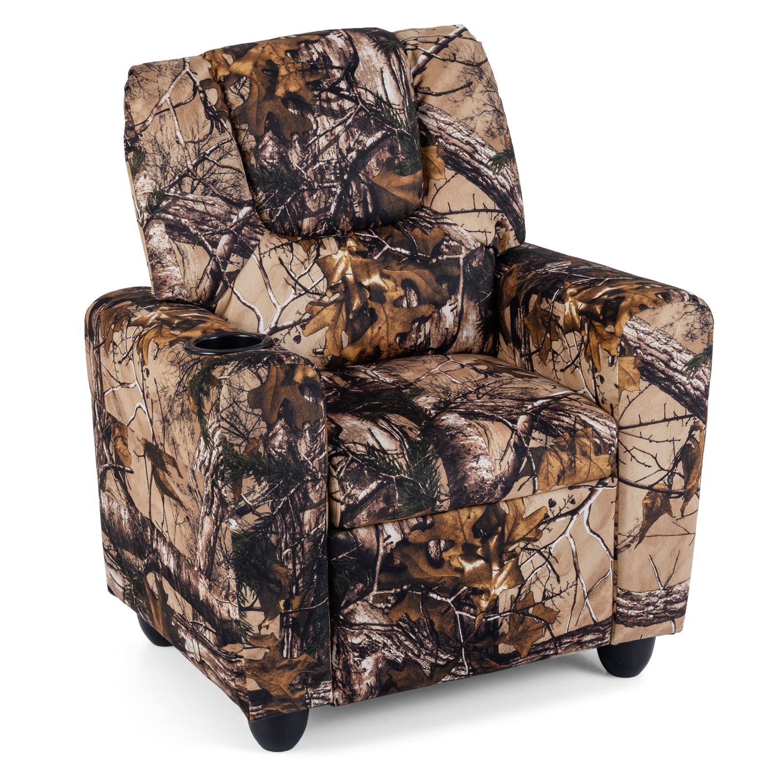 Fauteuil inclinable pour enfants, fauteuil inclinable pour tout-petits, repose-tasse - Camouflage
