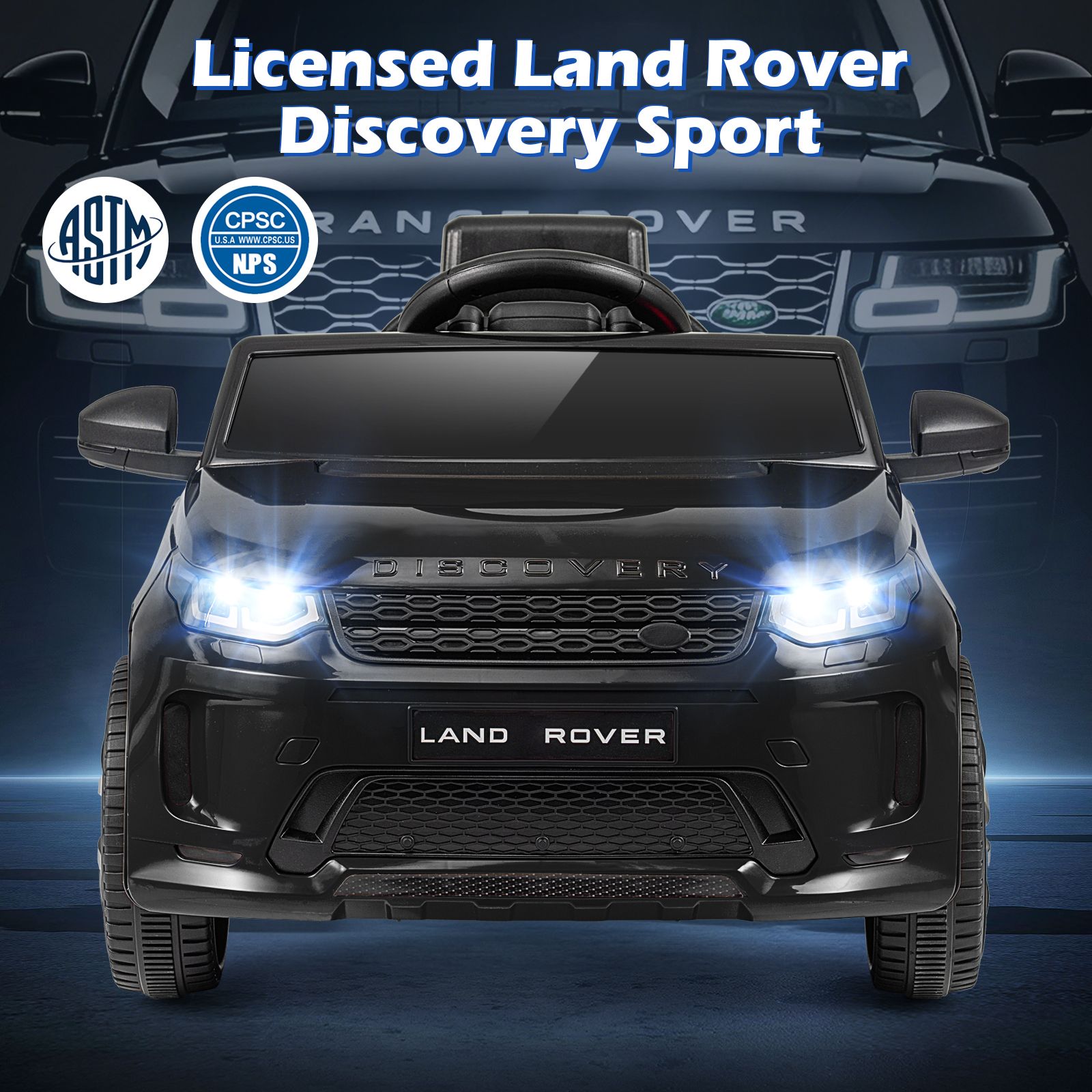 Licensed Land Rover Kids Ride on Car 12V Battery Powered Electric