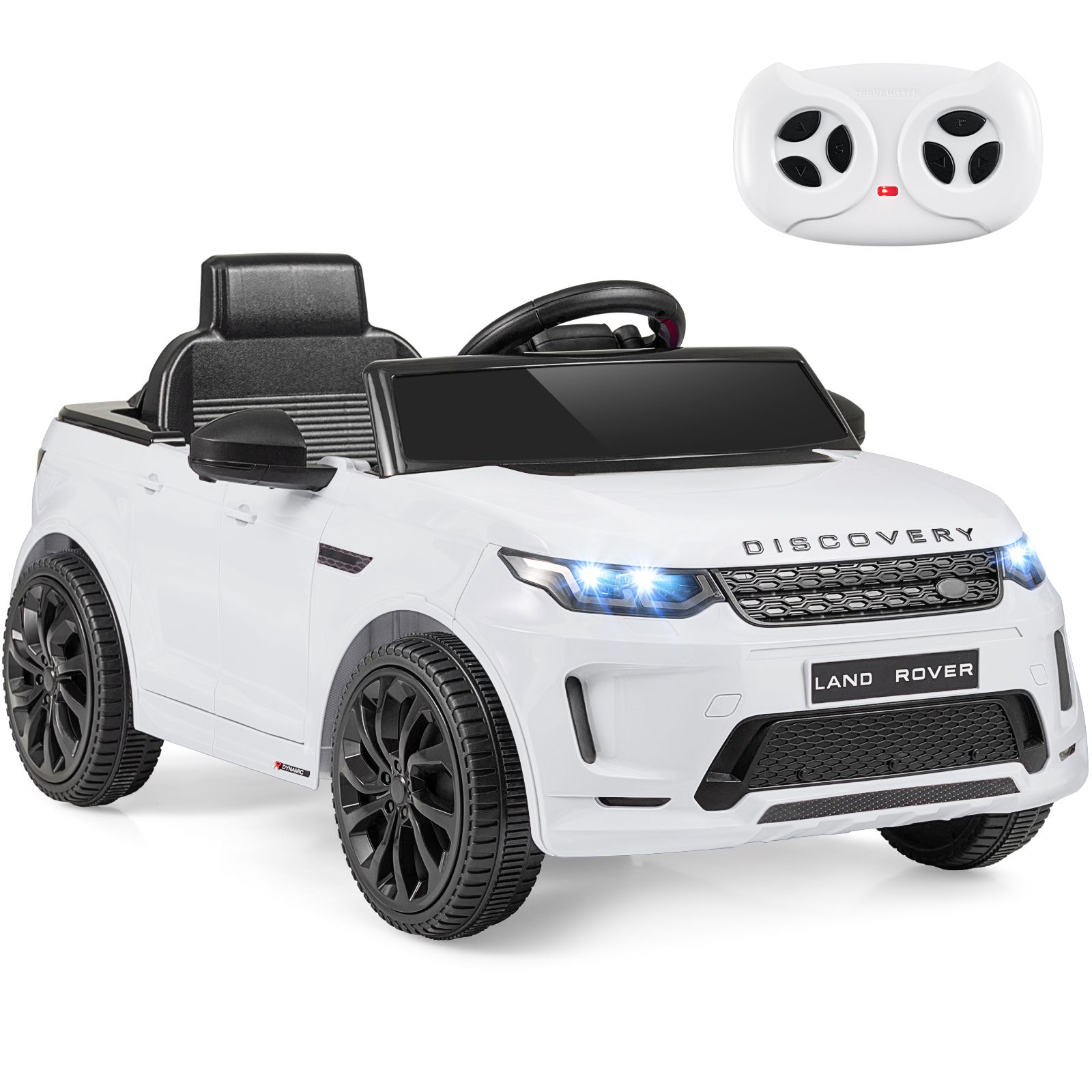 Voiture électrique pour enfants Land Rover sous licence, alimentée par une batterie 12 V