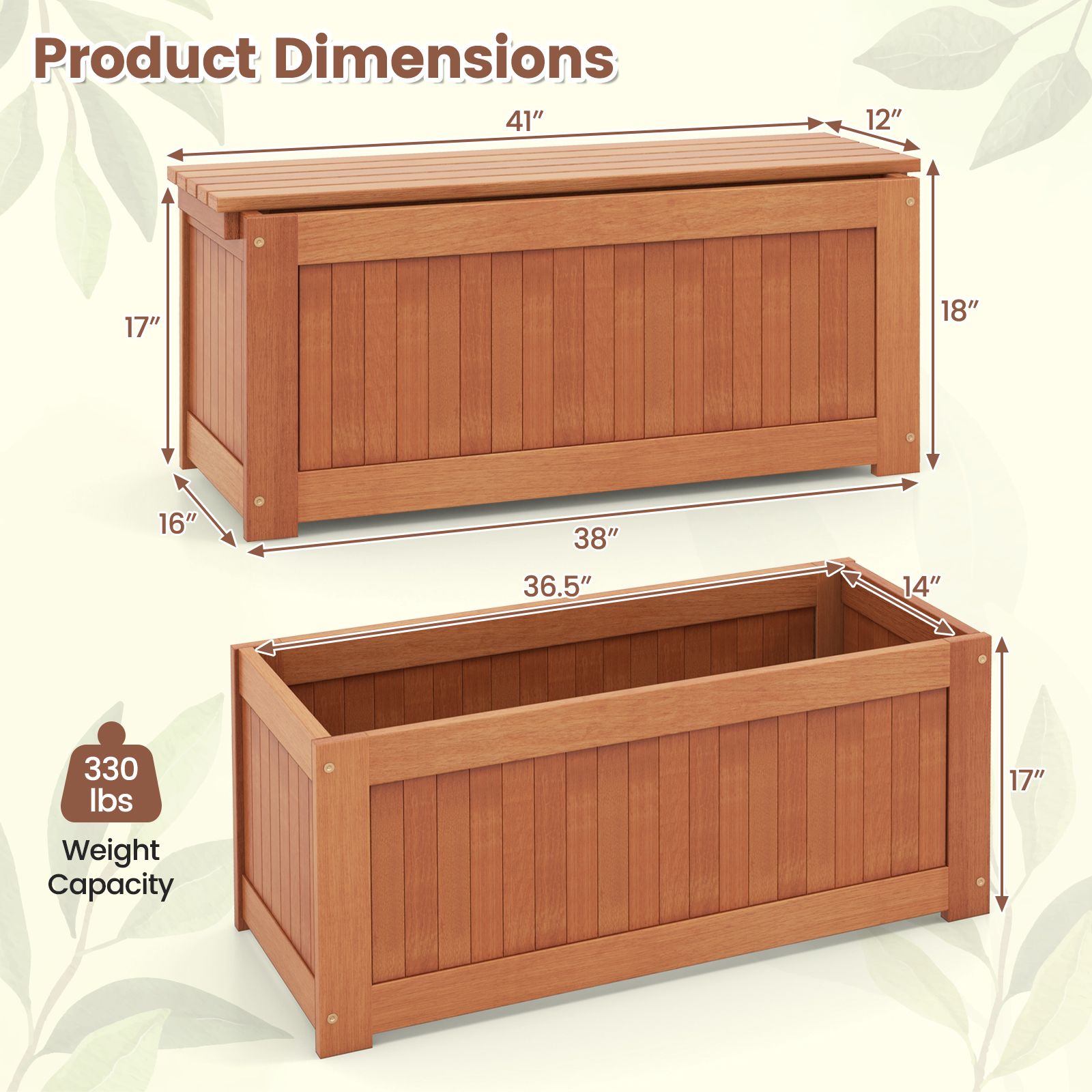 Jardinière d'extérieur, siège pour jardin, cour, balcon ou terrasse