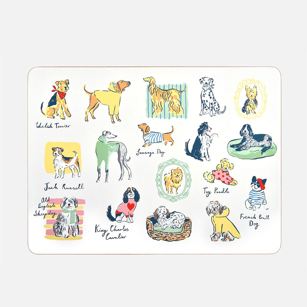 Best in Show Napperons en liège, Ensemble de 4