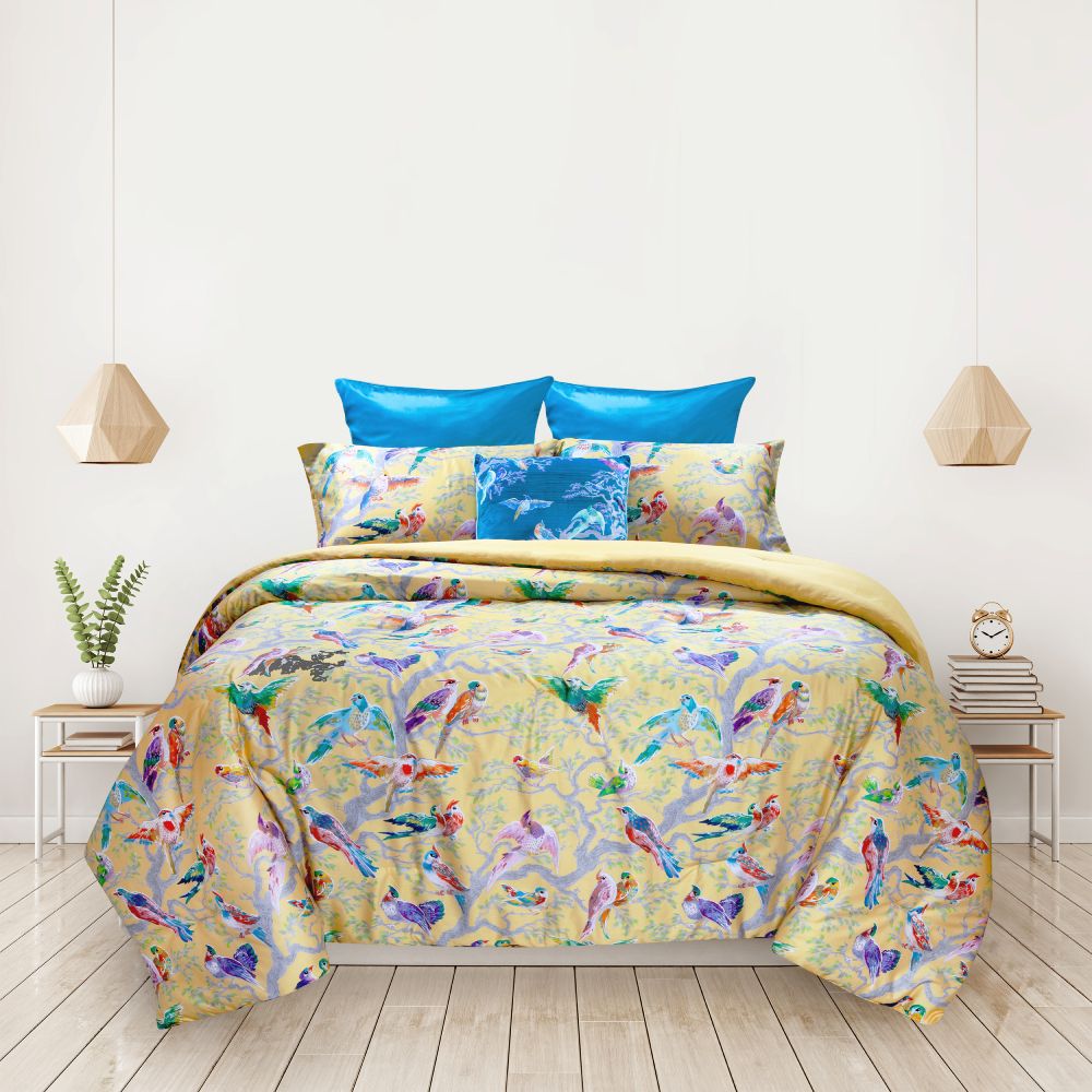 Sleeping Beauty Birdity Absurdity Comforter Set Linen Chest