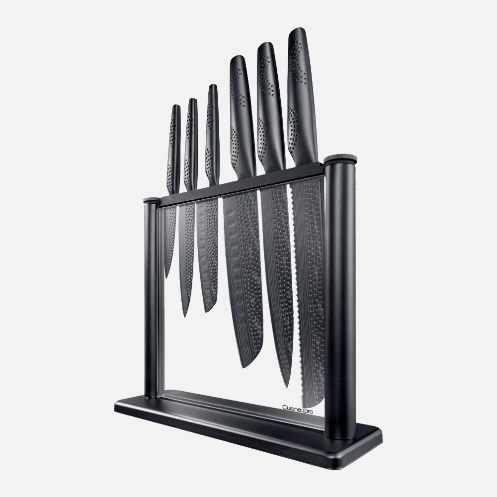 iD3 Black Samurai Gozen Knife Block 7-Piece