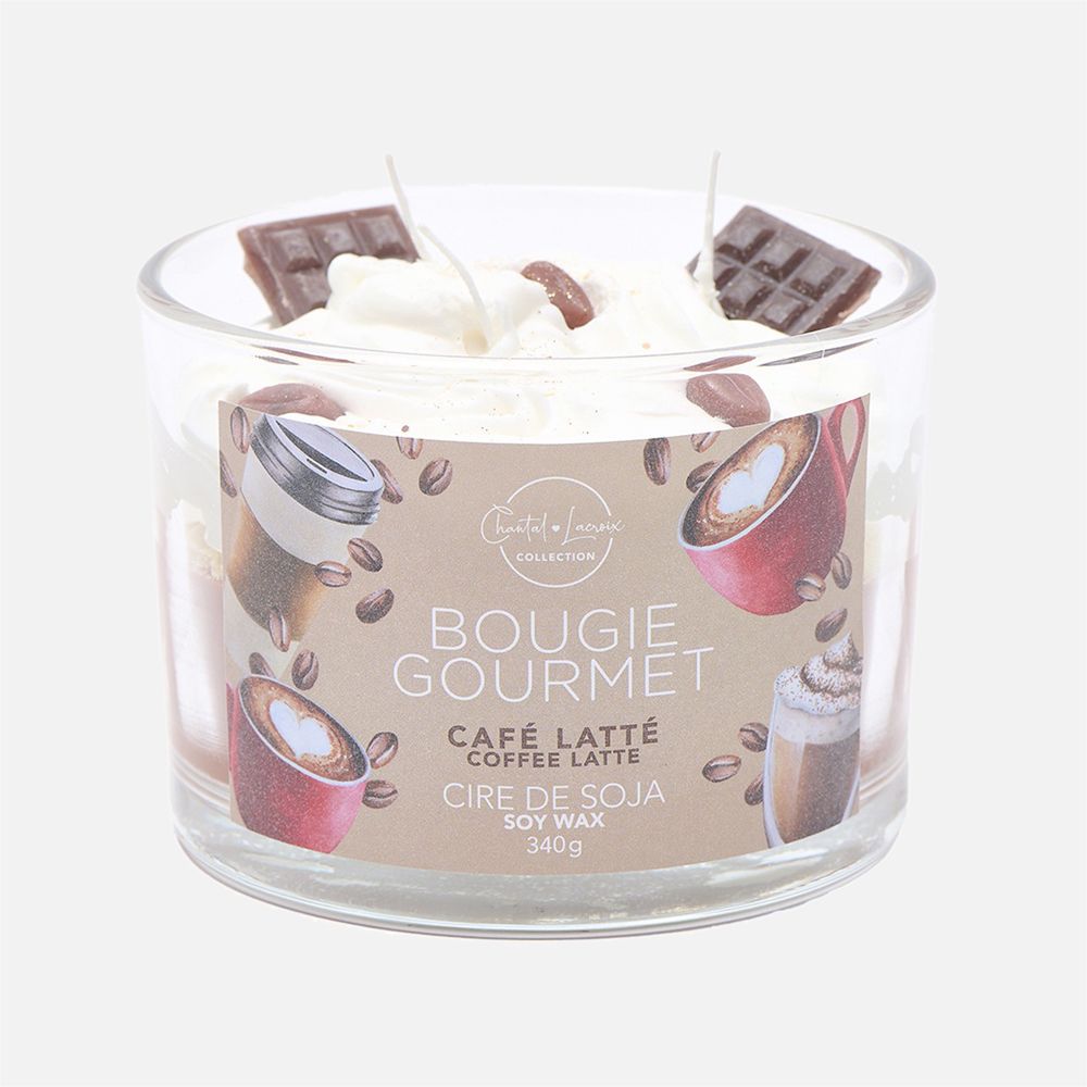 Collection Chantal Lacroix Bougie latte café gourmet