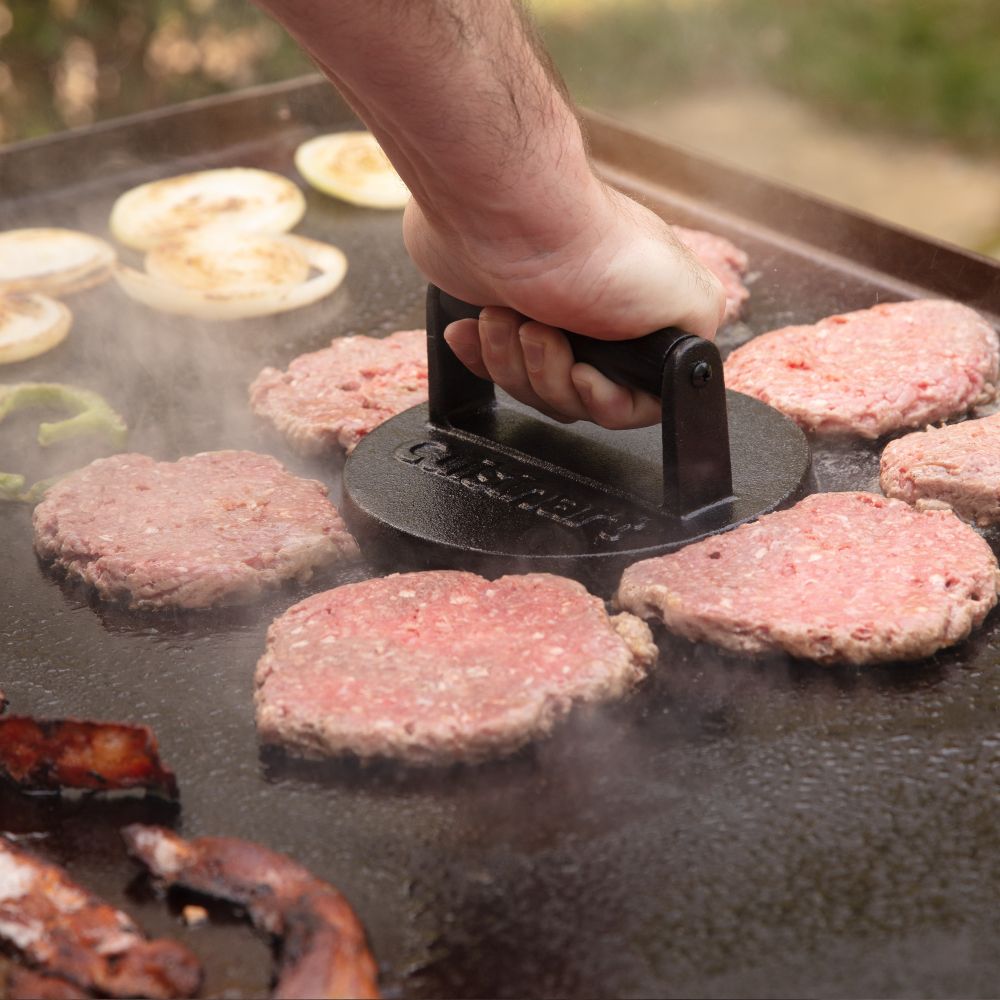 Cuisinart Prensa de hamburguesa aplastada hierro fundido CISB-111