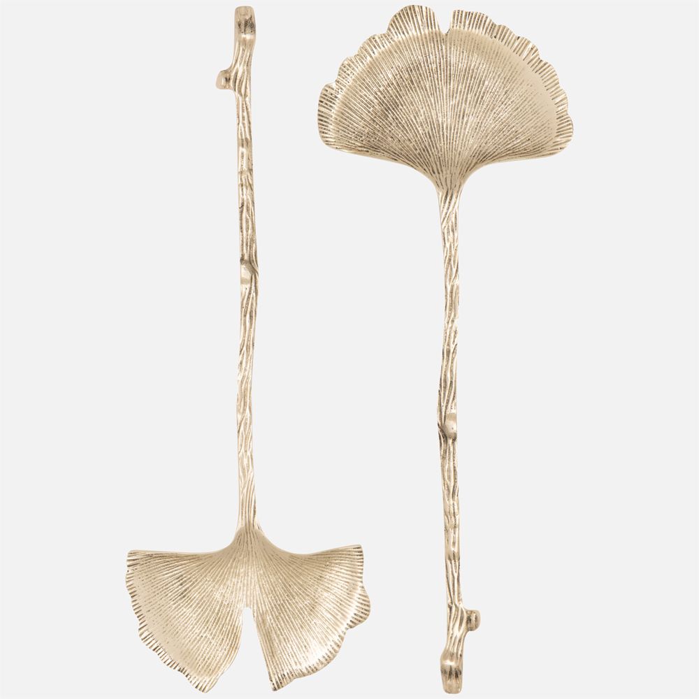 Heirloom Ginkgo Serveurs à salade, ensemble de 2