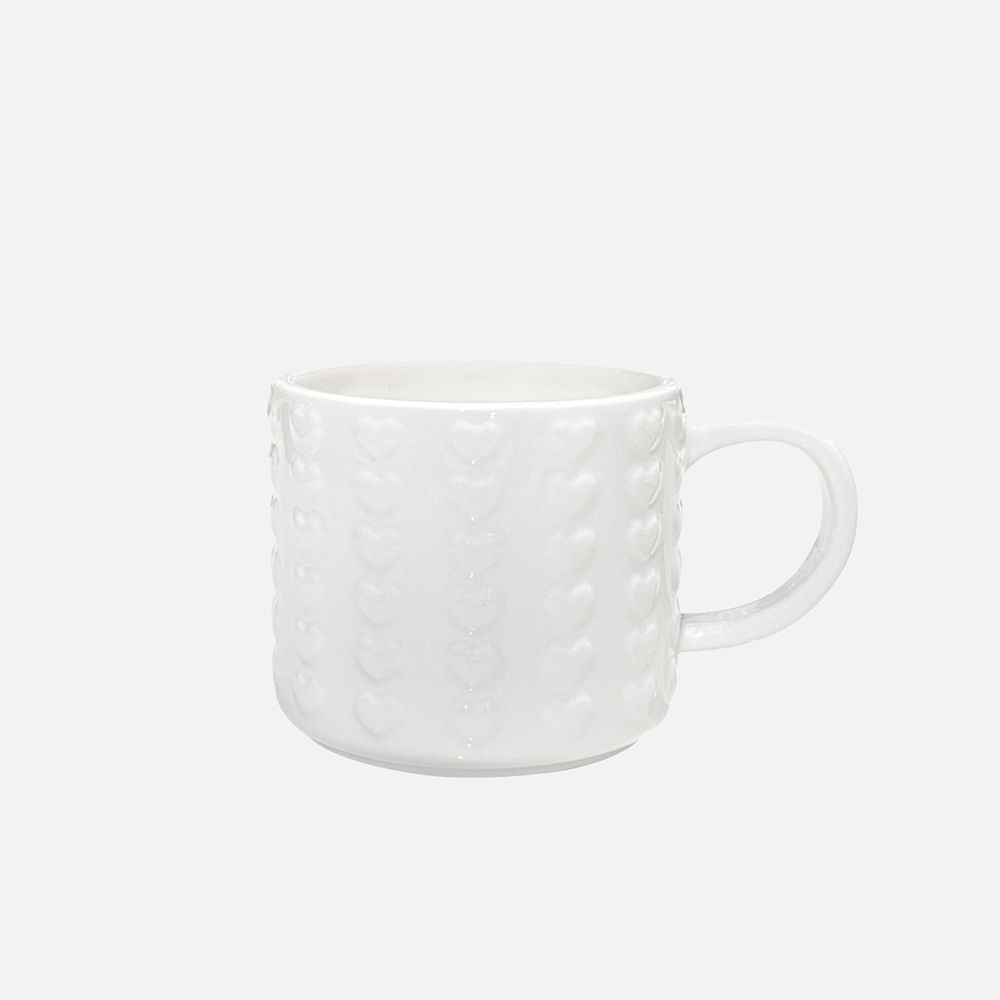 Tasse avec Heart with Love surélevé