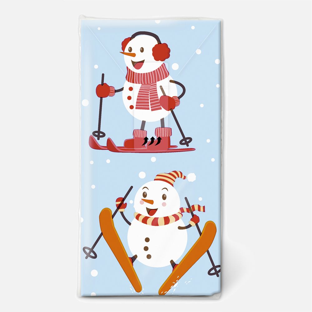 Mouchoirs en papier - Bonhomme de neige actif