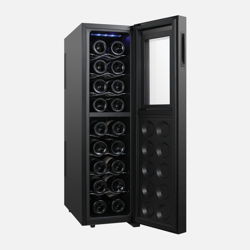 Koolatron 18-Bottle Dual Zone Wine Cooler | Linen Chest