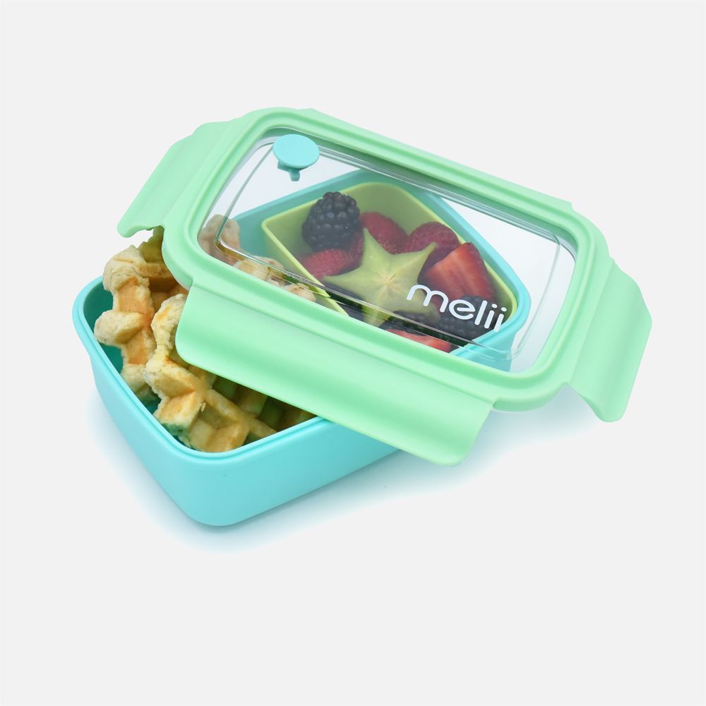 Melii Bento Box with Removable Divider, 2 Compartments
