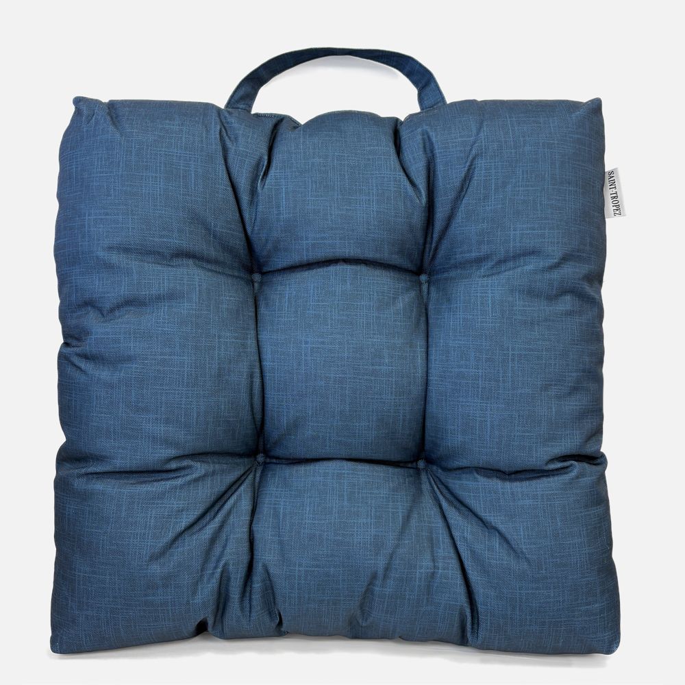 Azure Coussin Solide Adirondak 