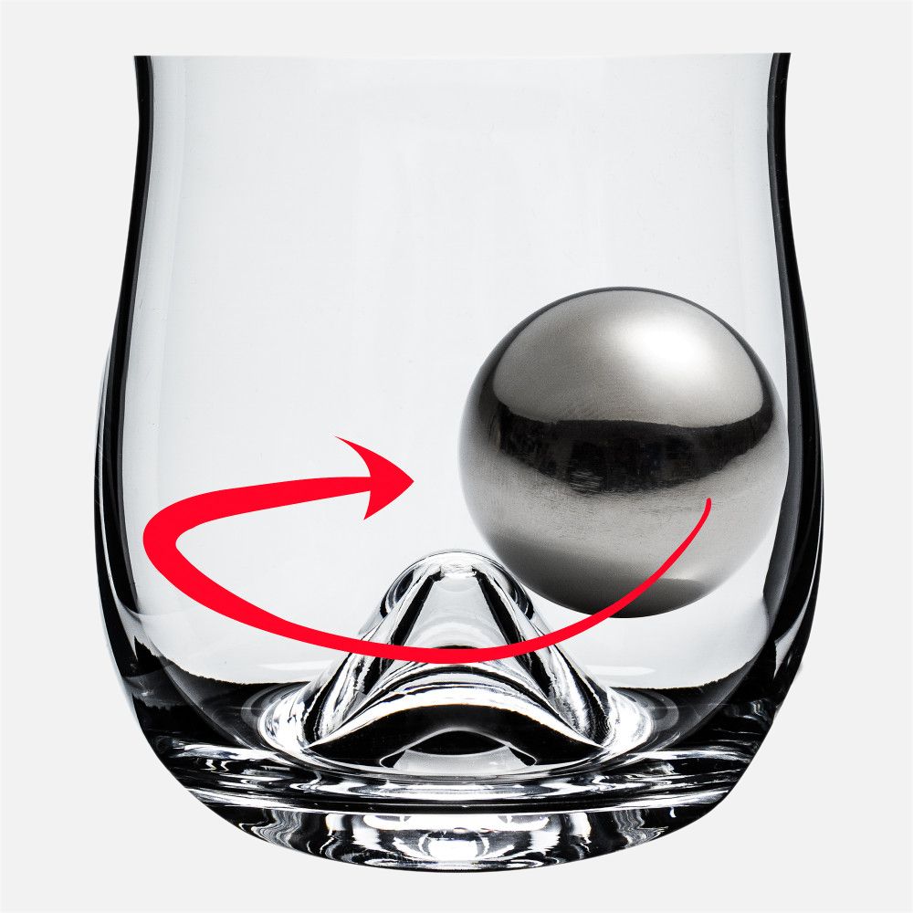 Brilliant Rox & Roll Verre à whisky, 4 pièces - 300 ml