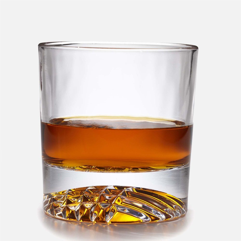 Brilliant Globe on the Rocks Verres Old Fashion, Ensemble de 4
