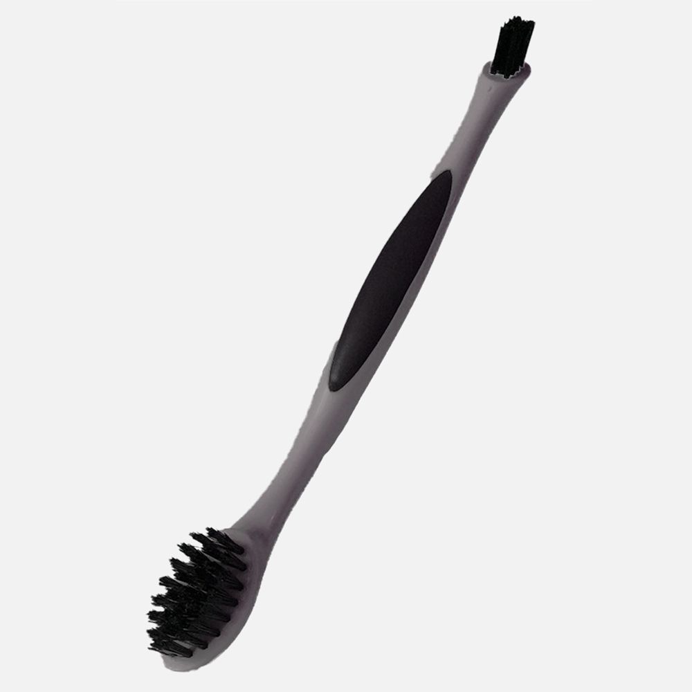 Brosse à double embouts, gris ardoise