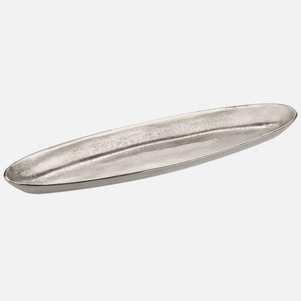 Torre & Tagus Volta Decor Tray - Silver