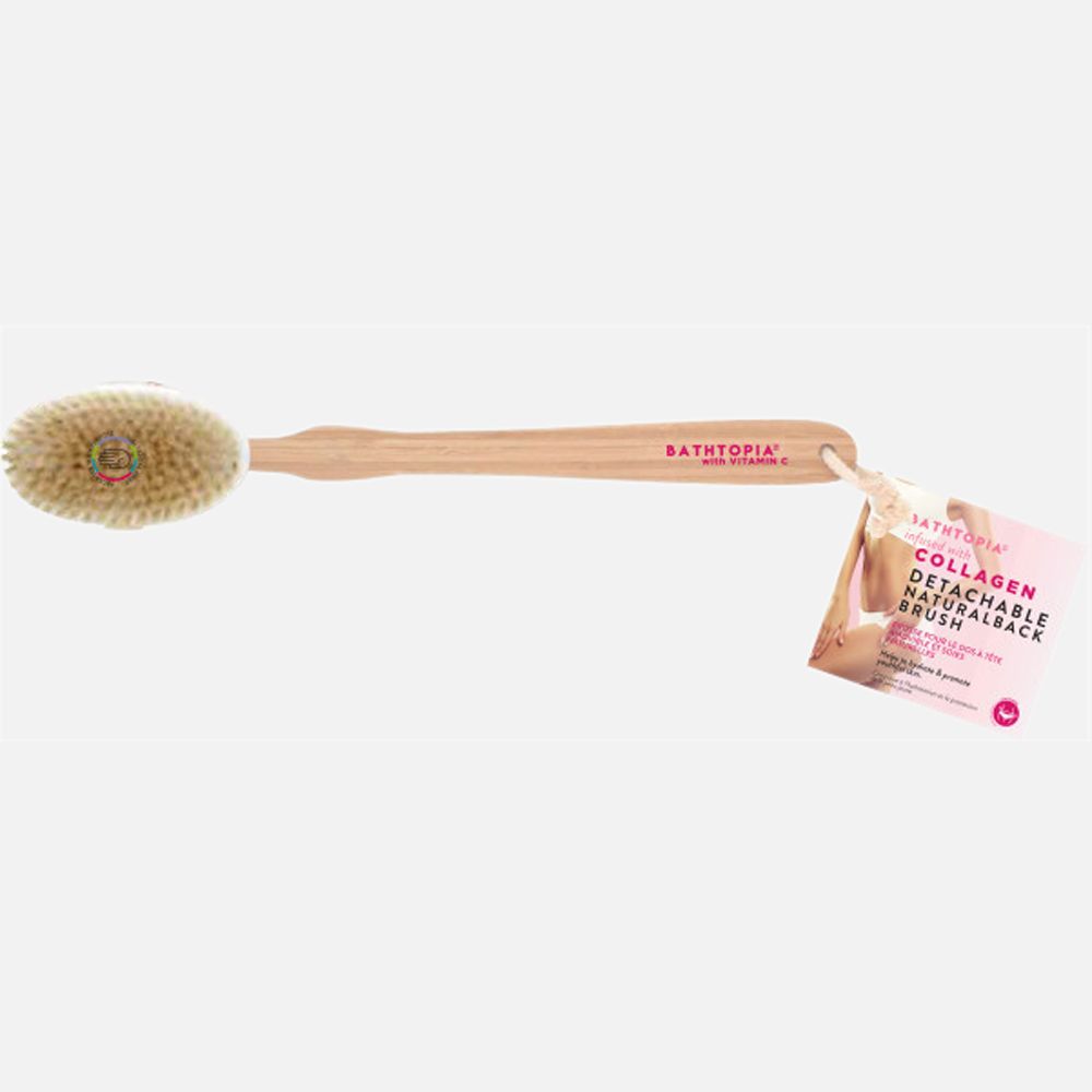 Brosse détachable infusée au collagène par Bathopia