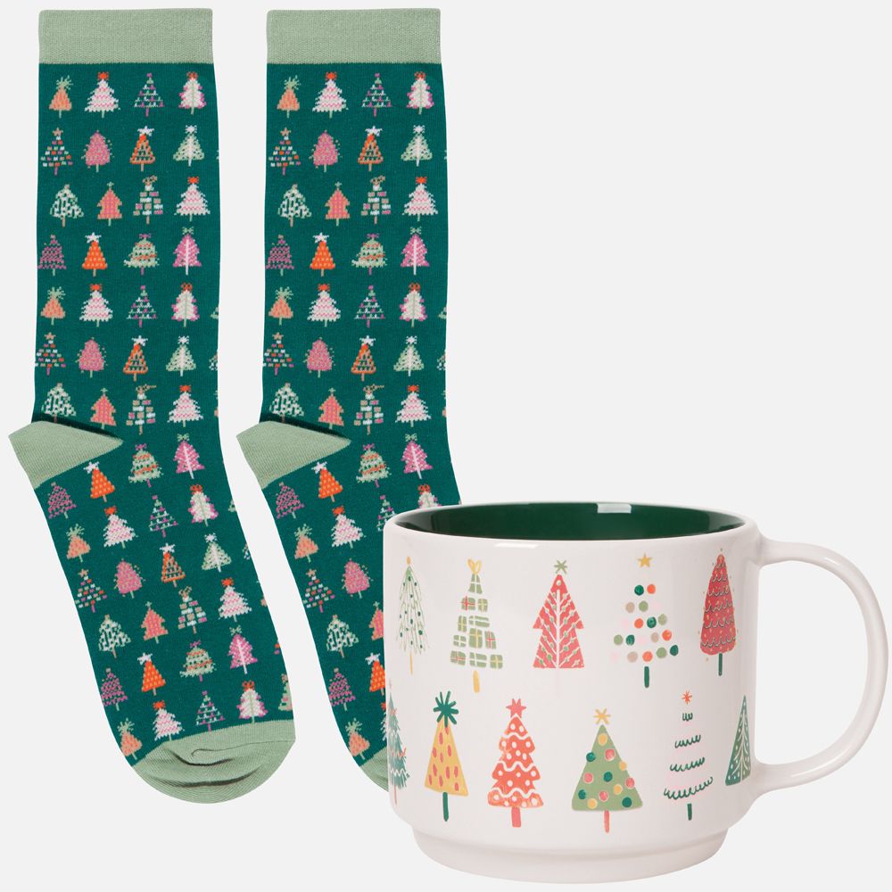 Sip & Sox Glitzmas, Set of 2