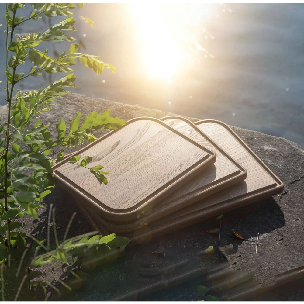 Bloc à découper Arena en chêne - 45 cm