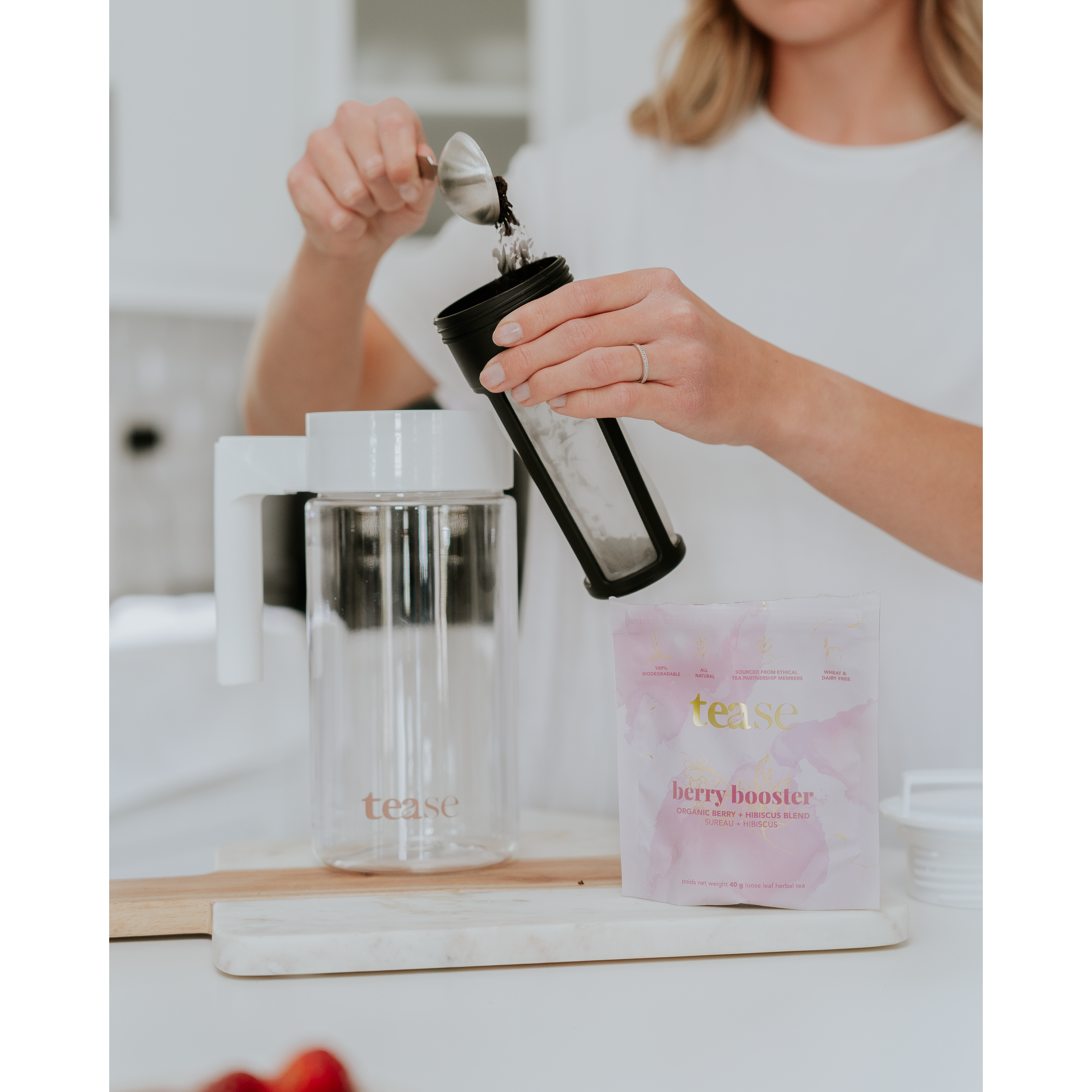 Ensemble pour thé glacé et de café infusé à froid